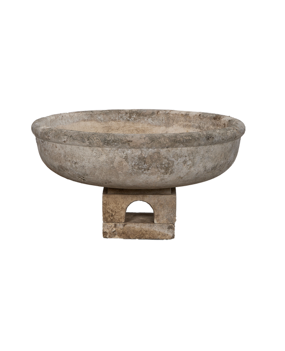 Limestone Bird Bath