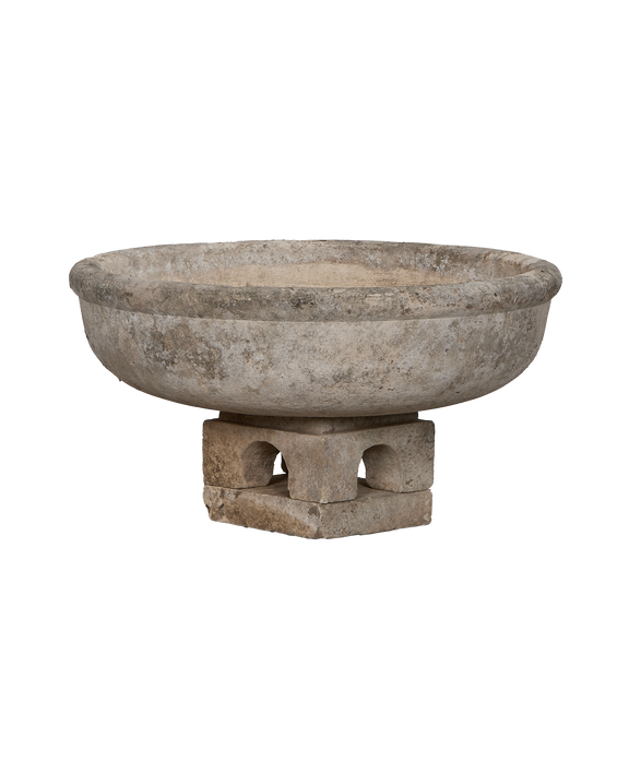 Limestone Bird Bath