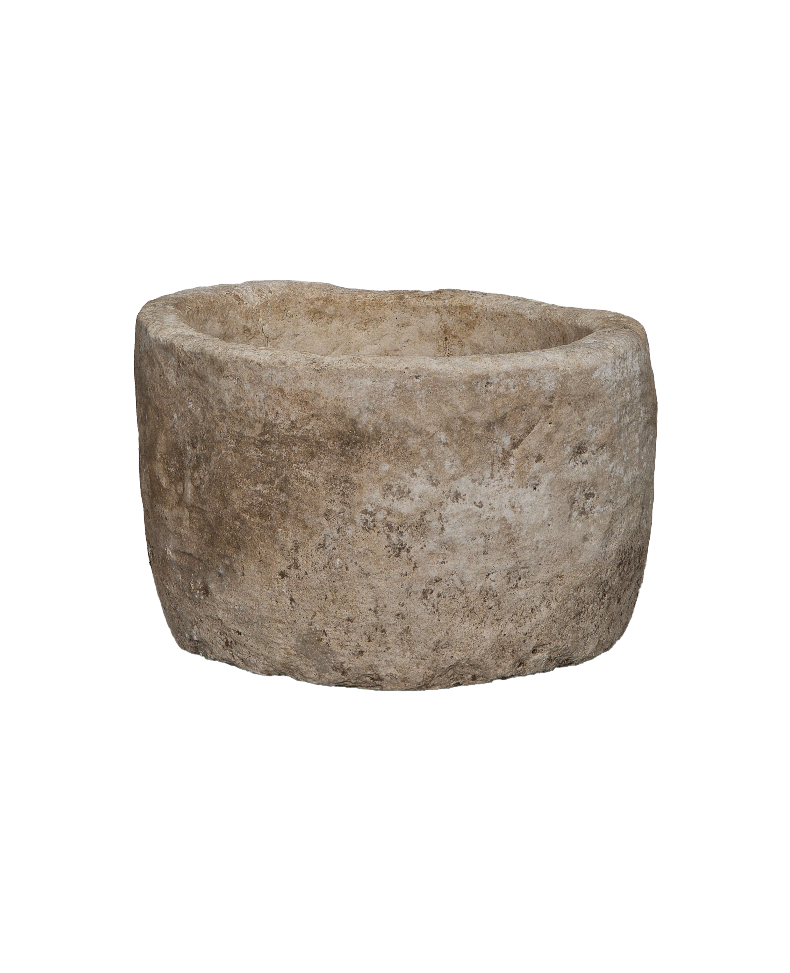 Limestone Trough - Round alternate angle