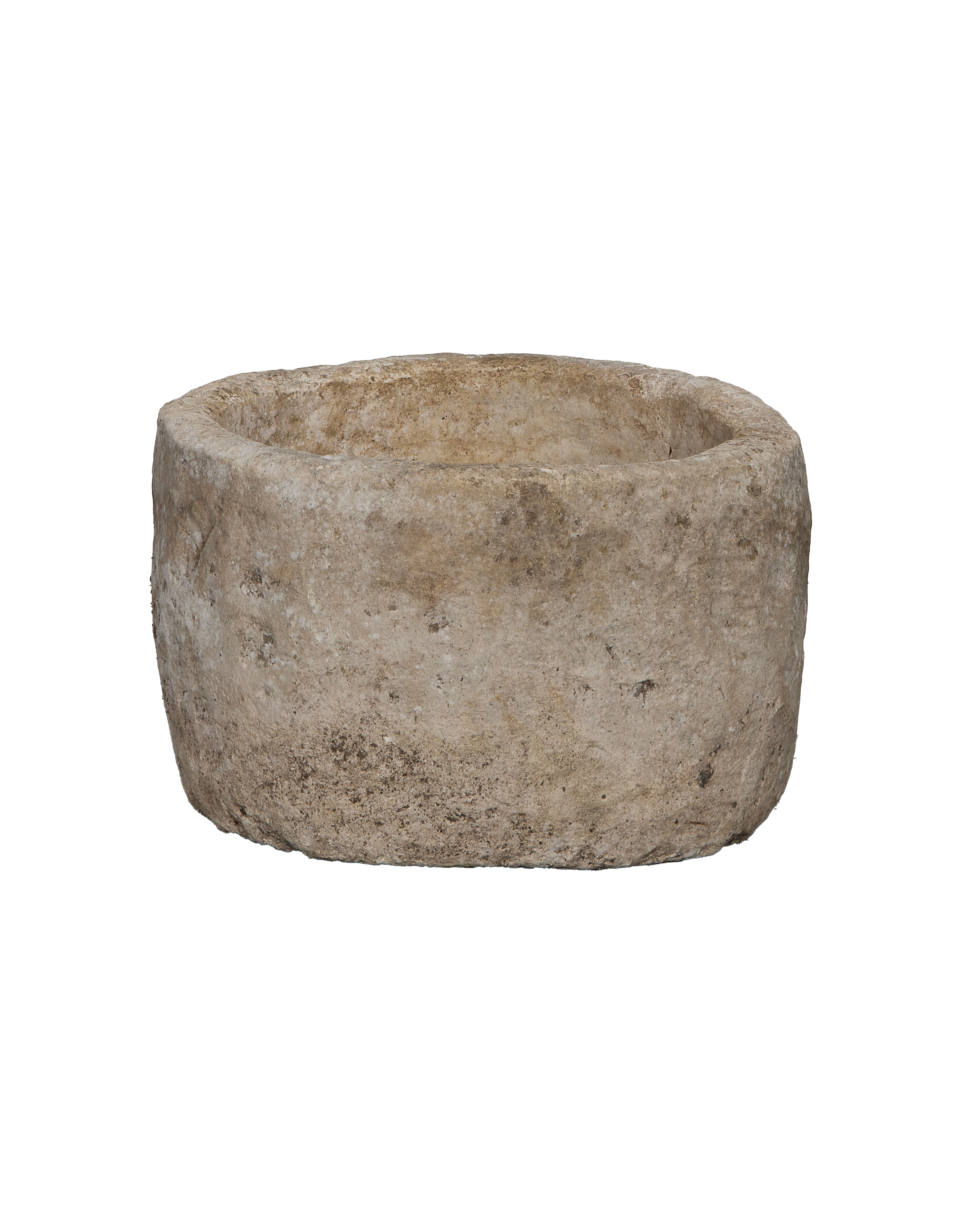 Limestone Trough - Round close-up