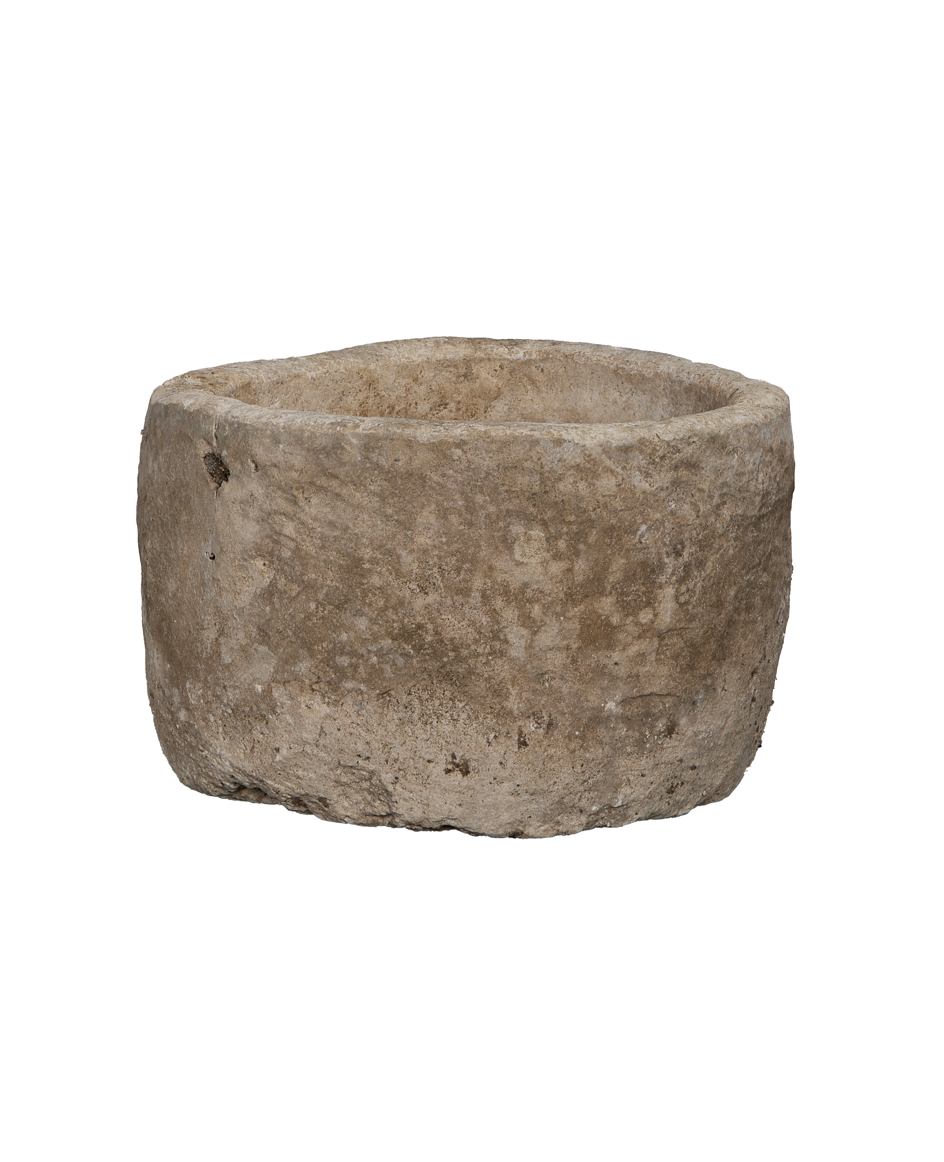 Limestone Trough - Round detail view
