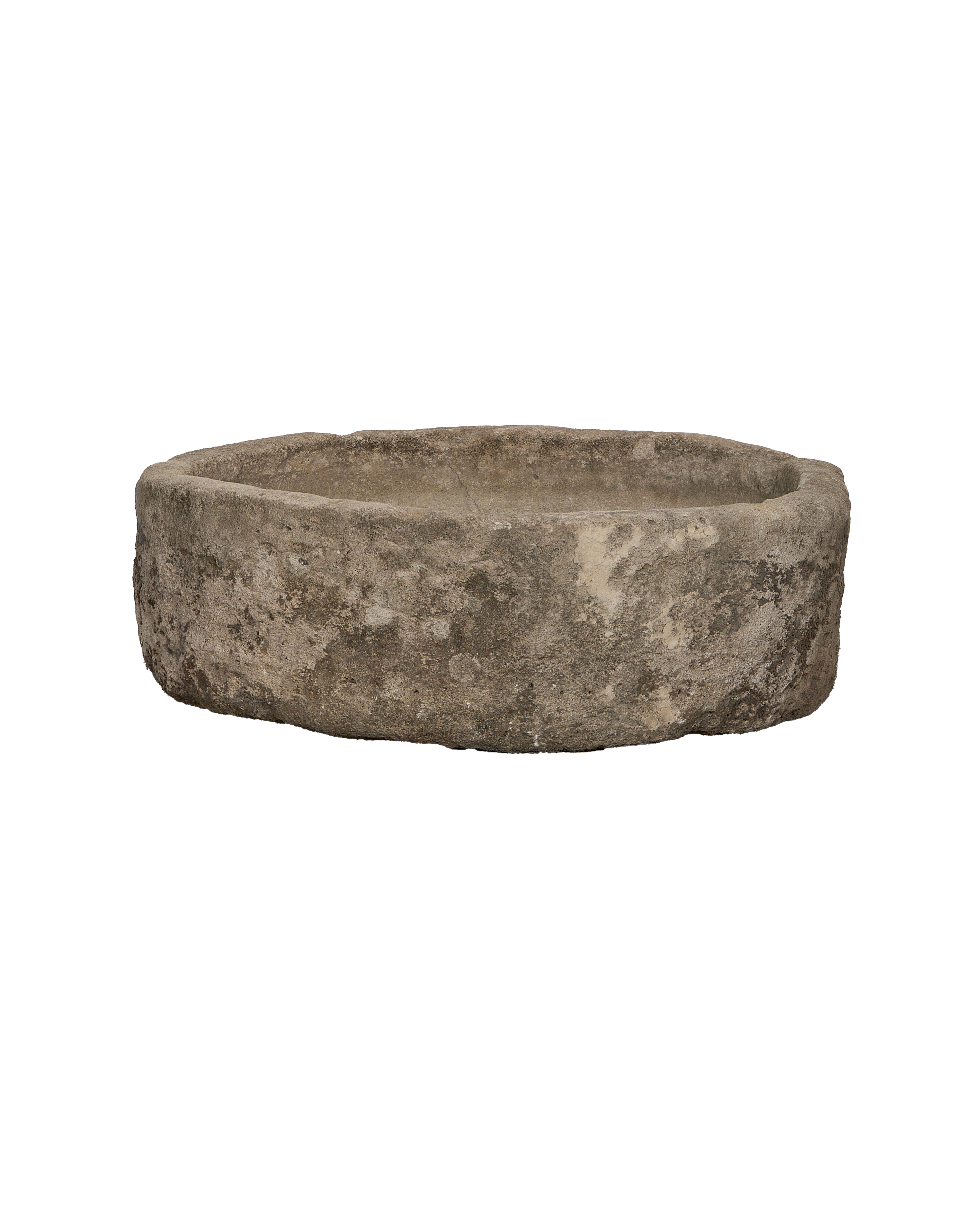 Limestone Trough - Round close-up