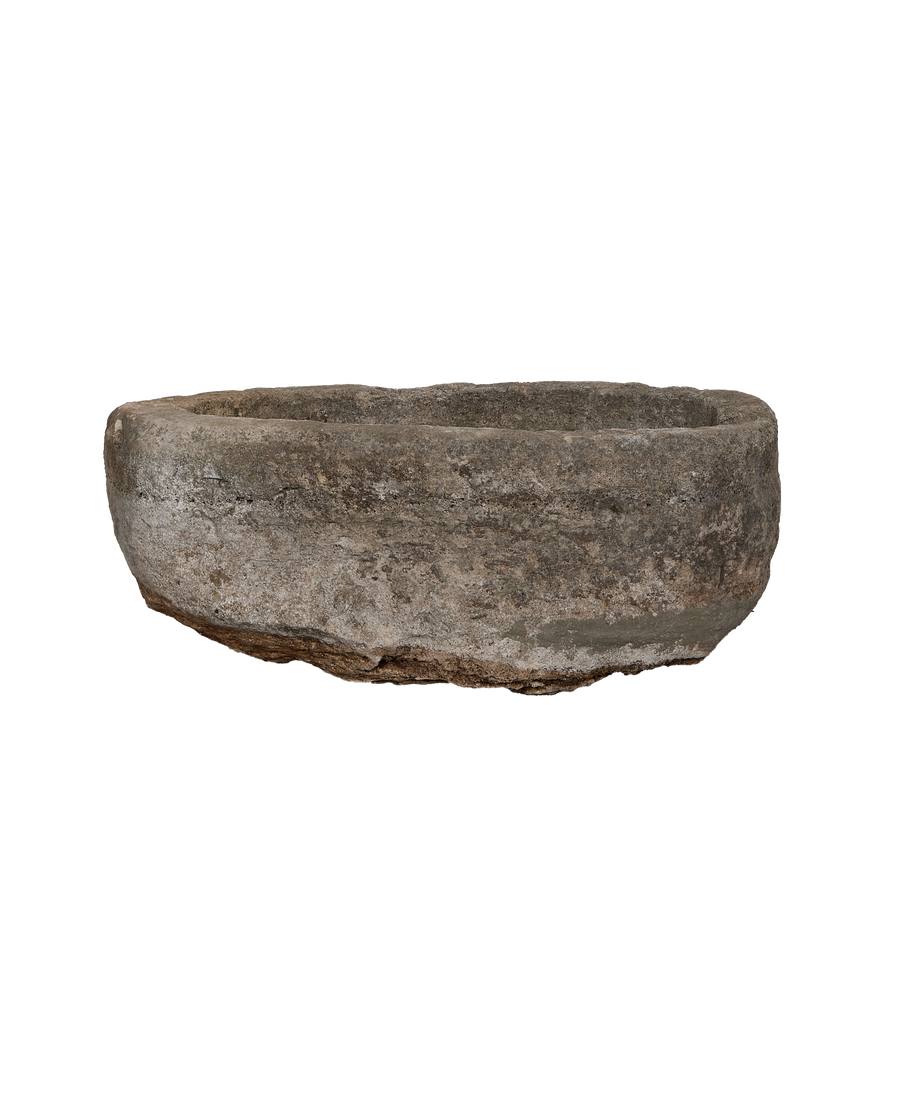 Vintage Indonesian limestone trough