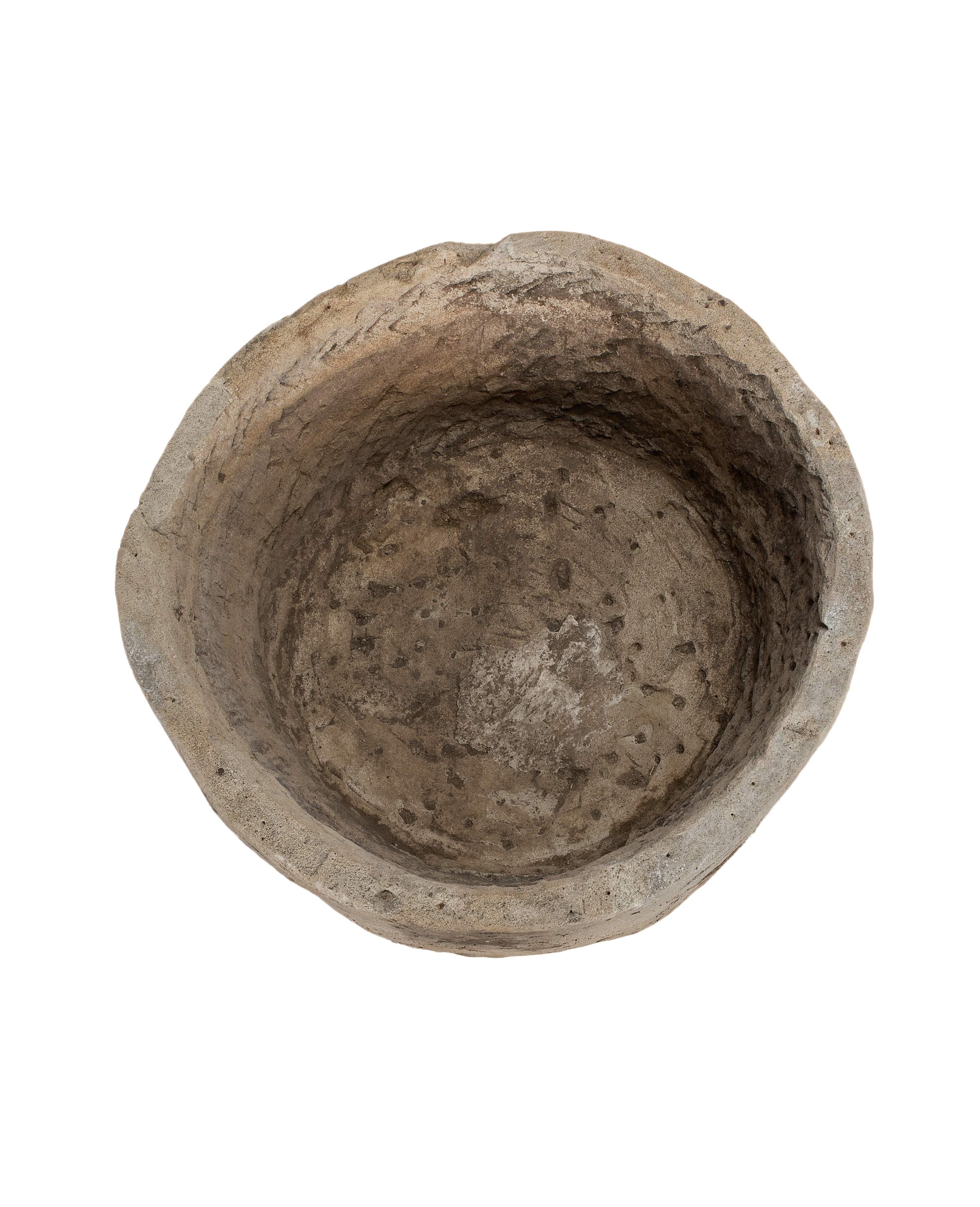 Vintage limestone trough, top