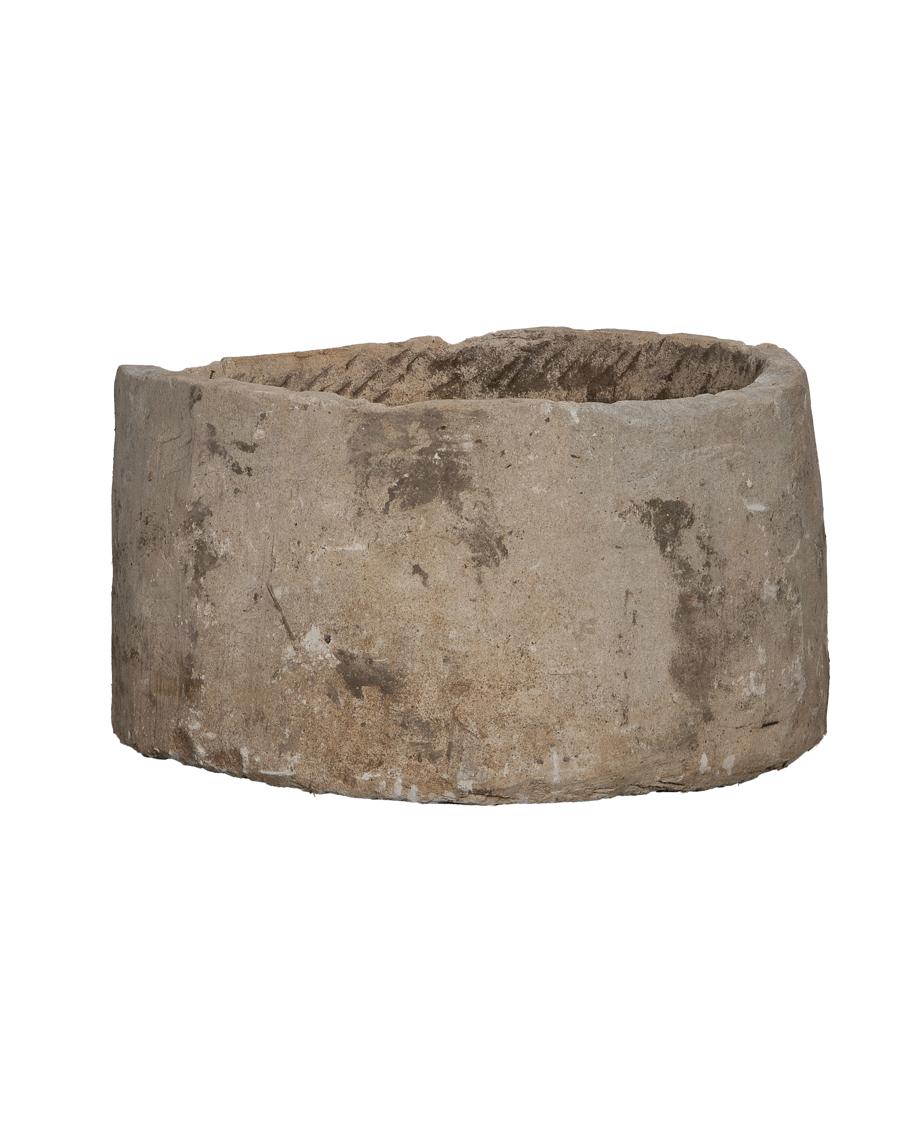 Limestone Trough - Round alternate angle