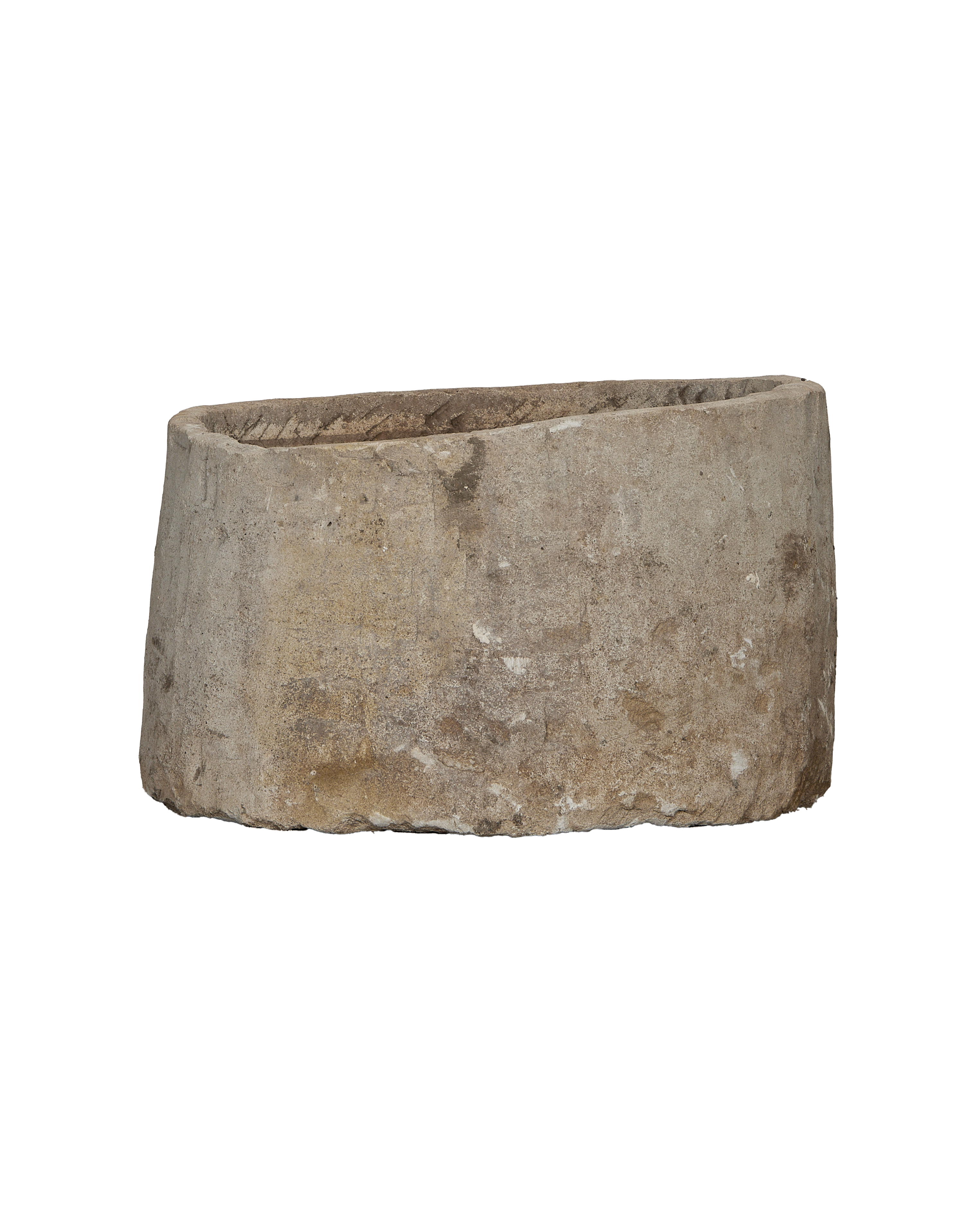 Vintage round limestone