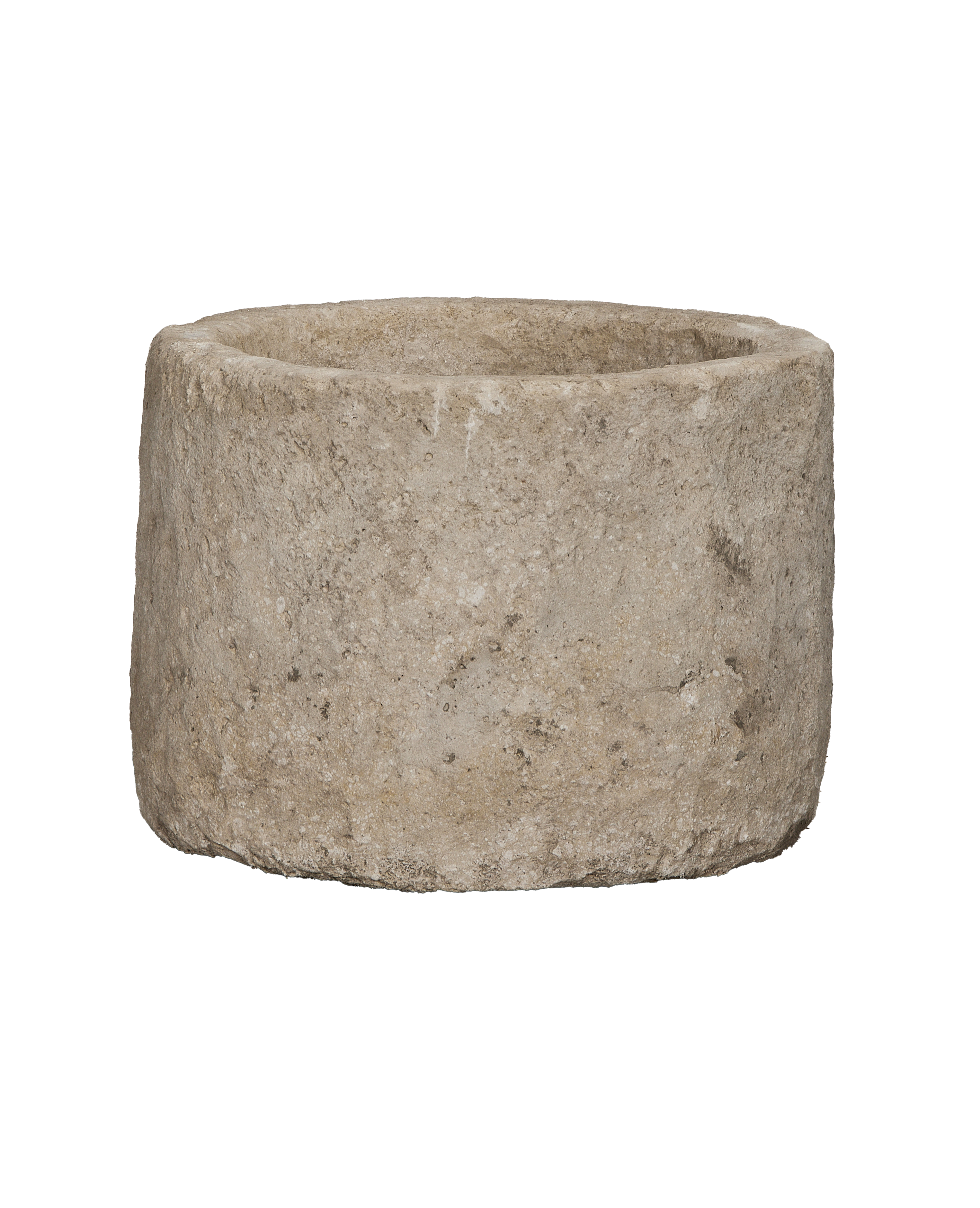 Vintage round limestone