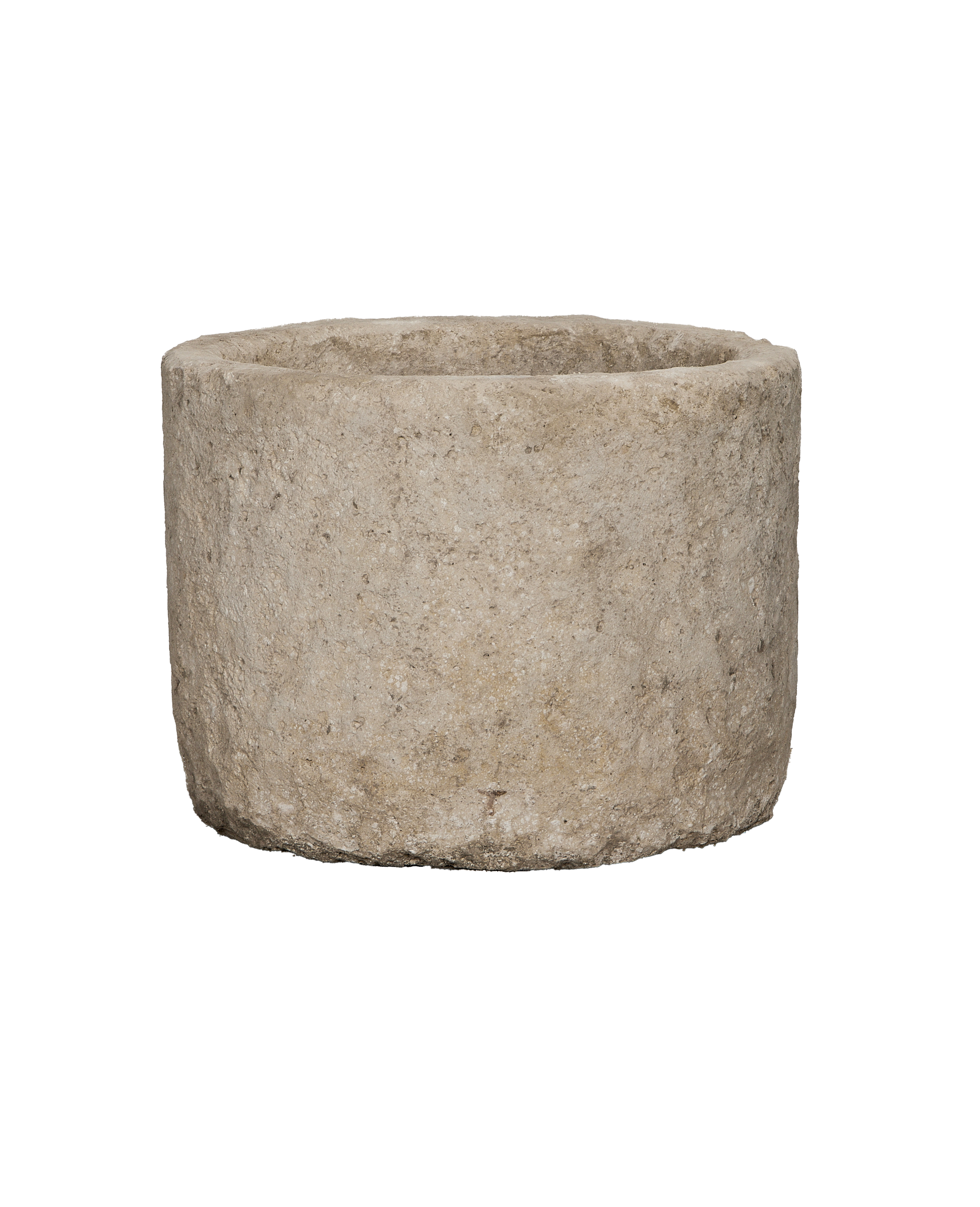 Limestone Trough - Round detail view