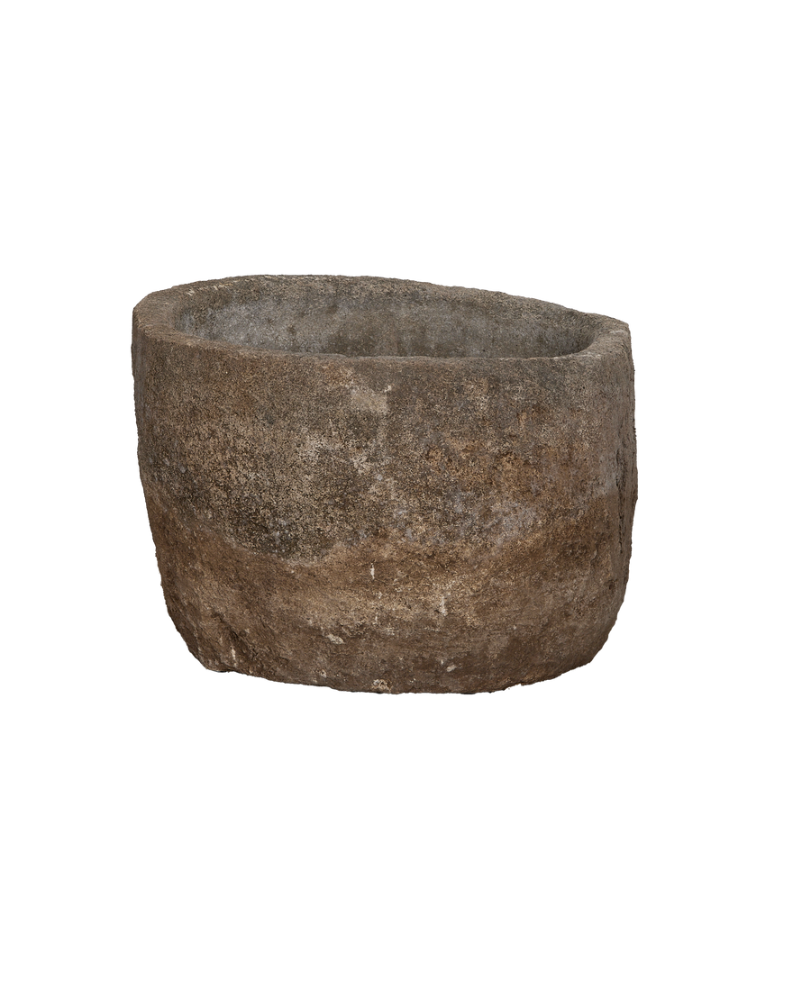 Limestone Trough - Oblong detail view