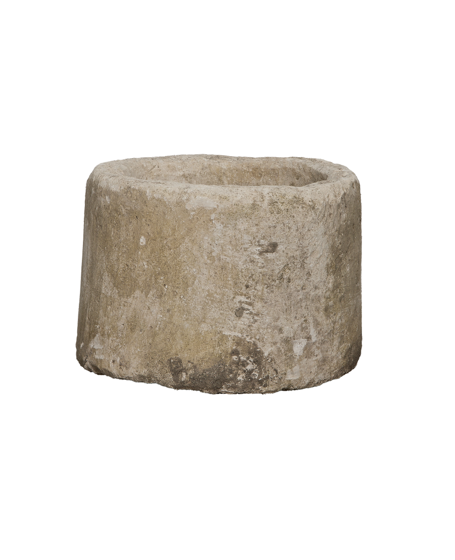 Limestone Trough - Round alternate angle