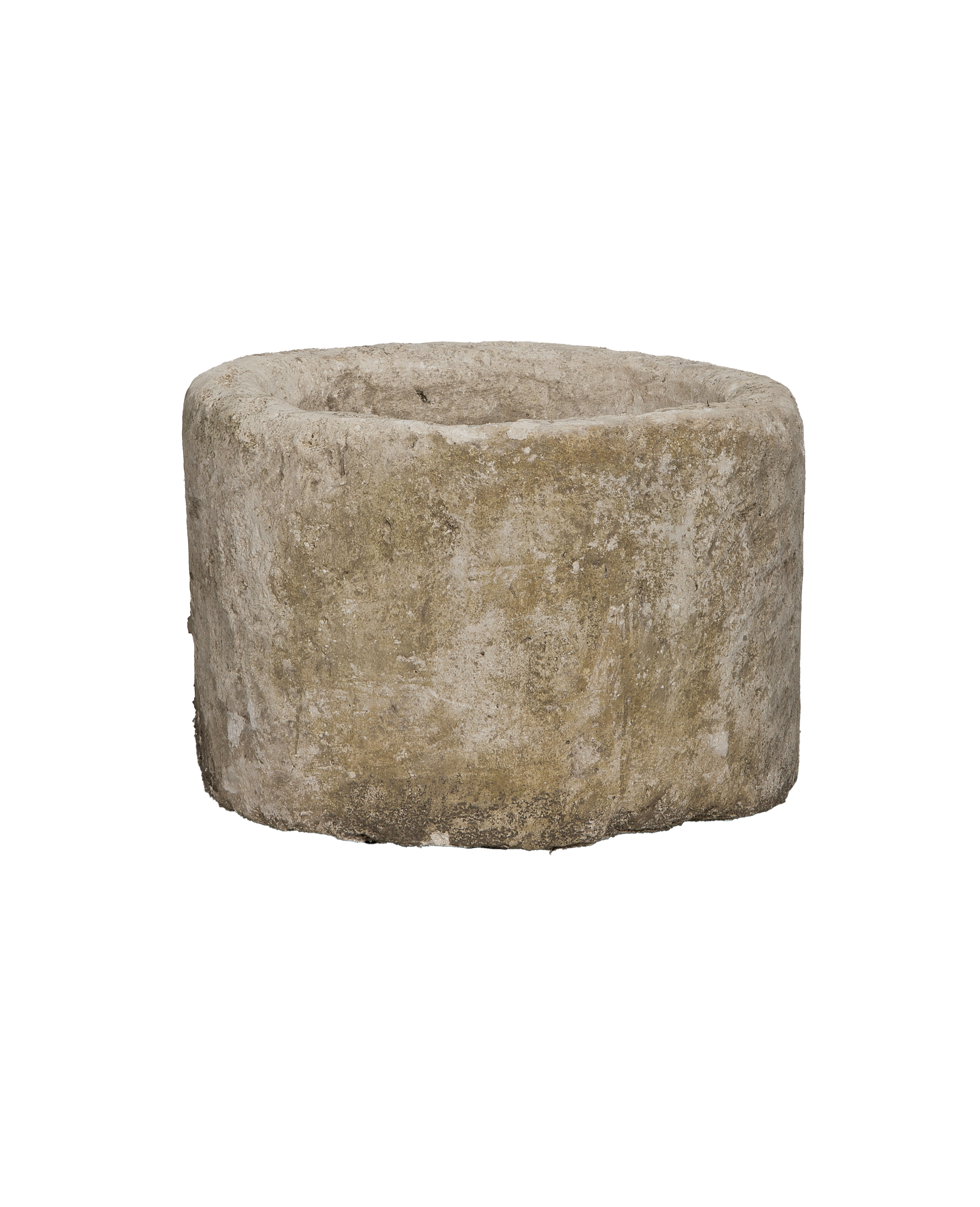 Limestone Trough - Round - oak - from Indonesia - vintage
