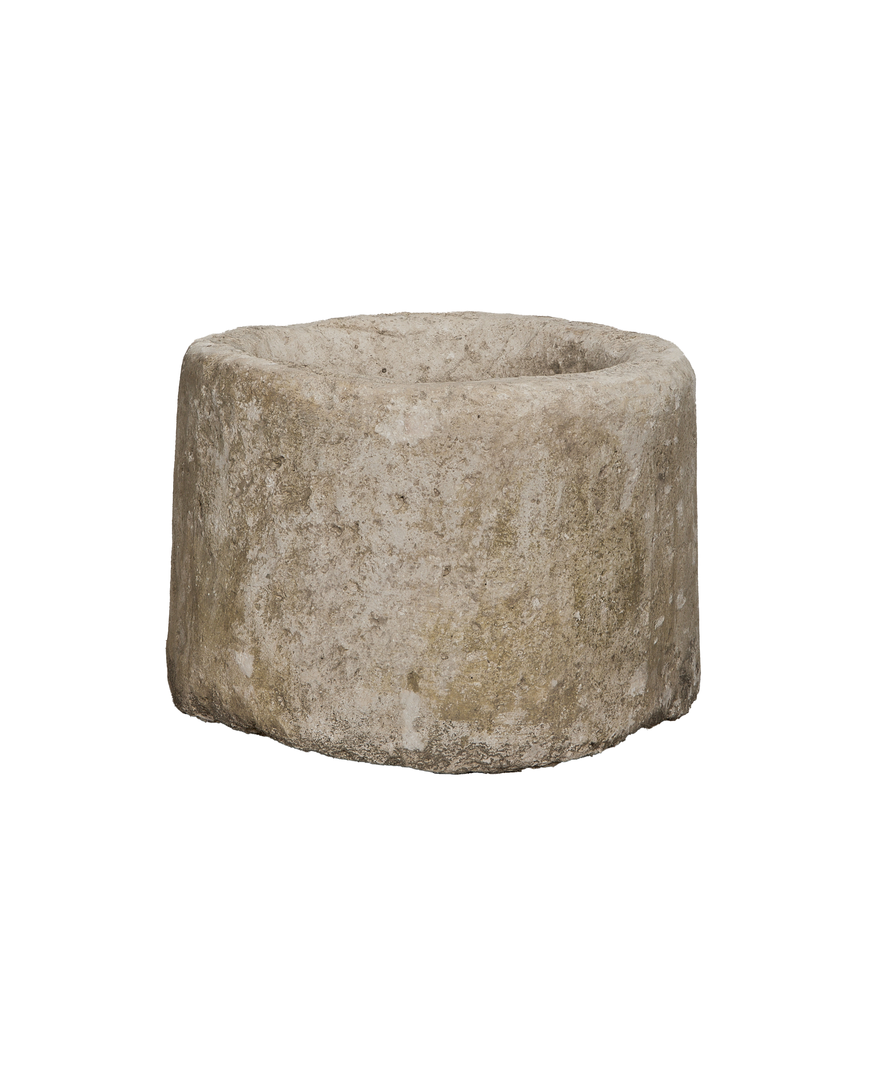 Limestone Trough - Round detail view