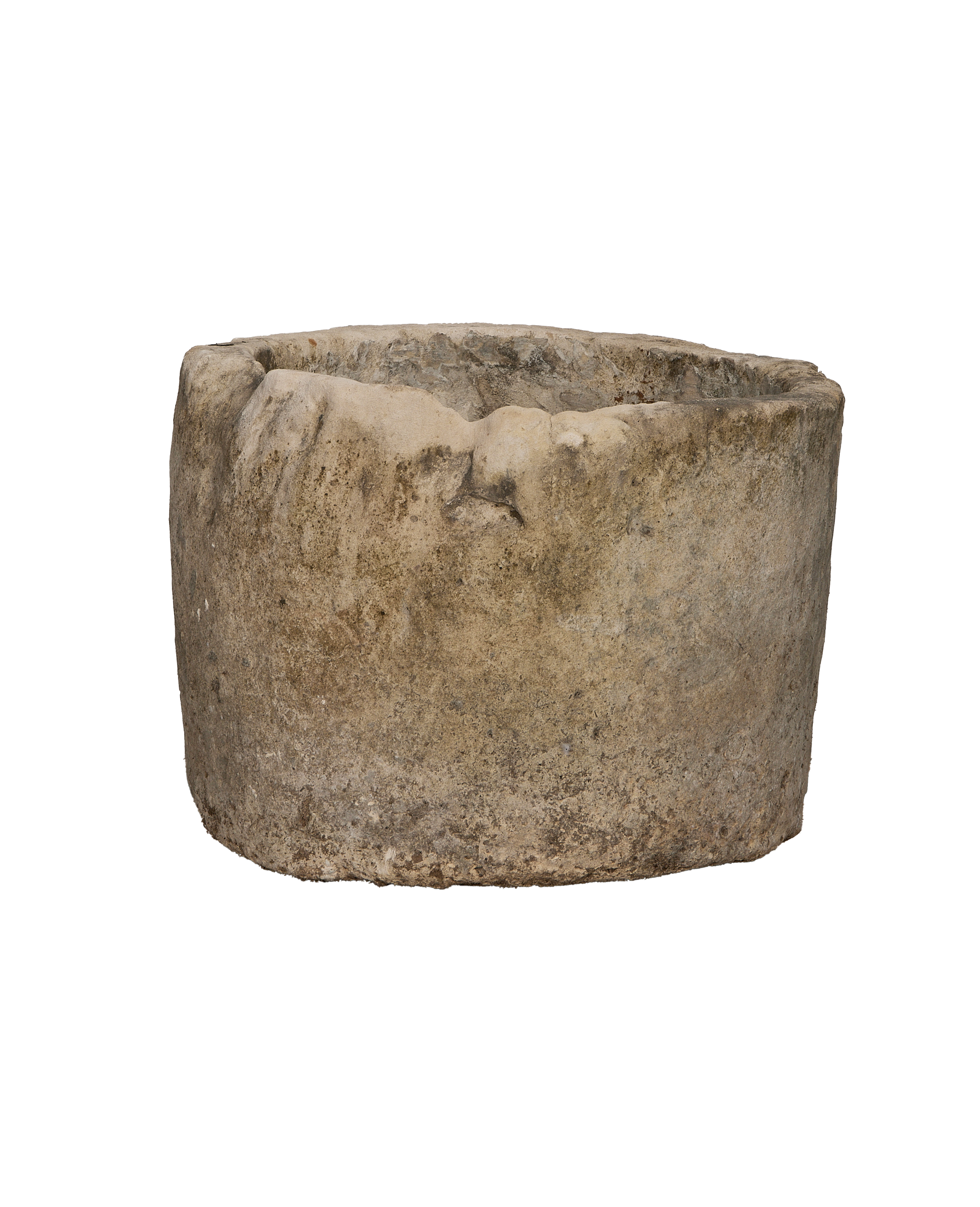 Limestone Trough - Round alternate angle