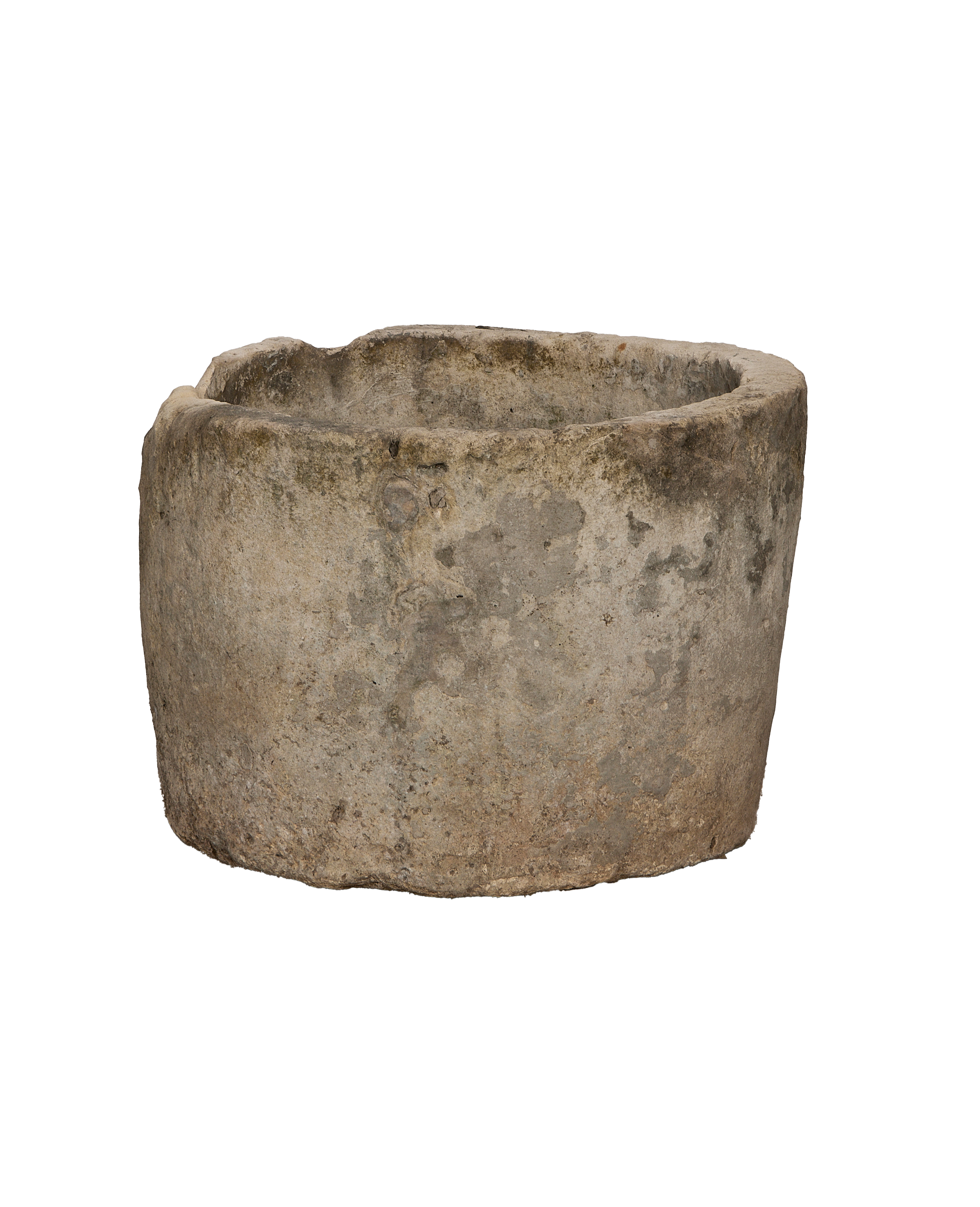 Limestone Trough - Round close-up