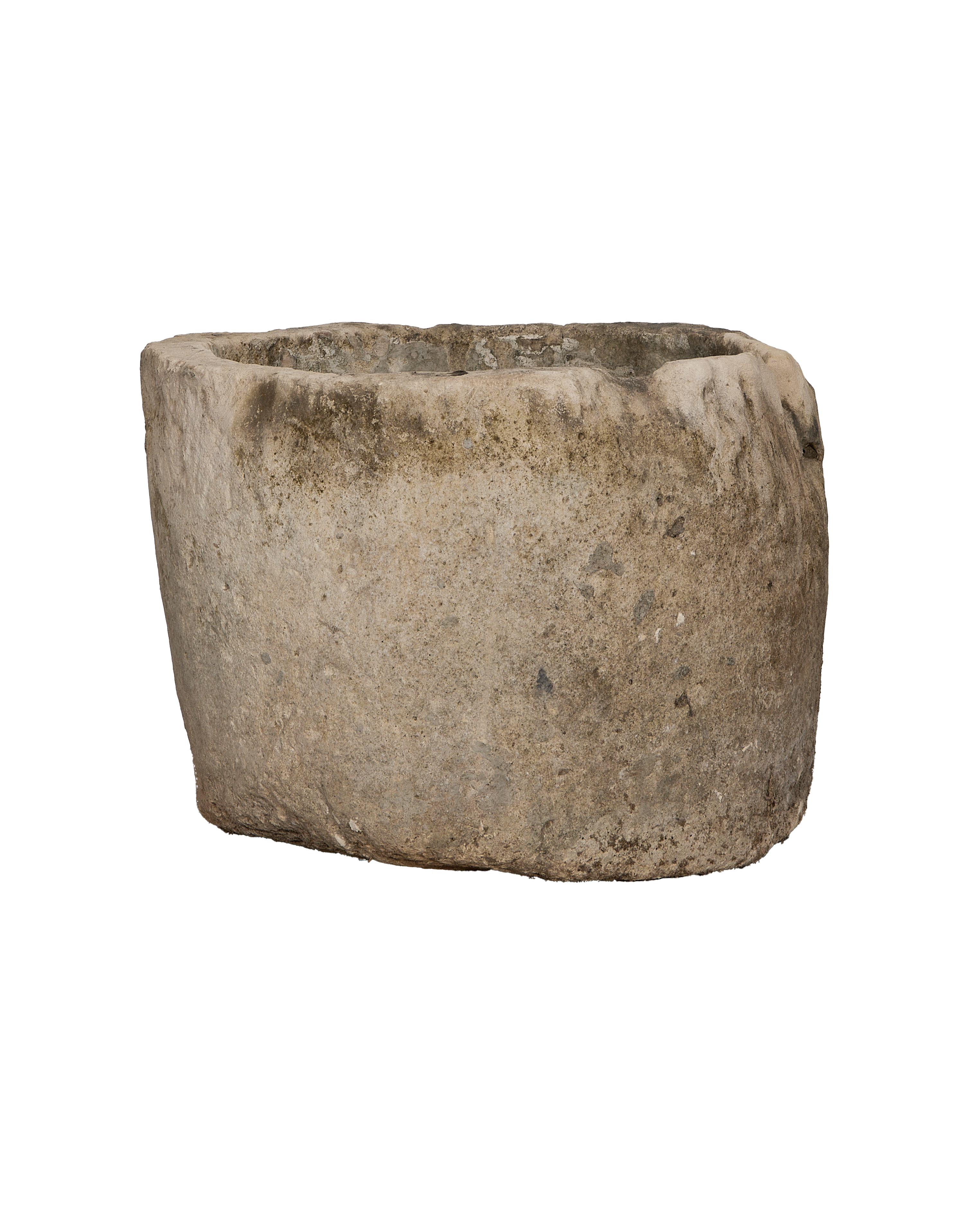 Limestone Trough - Round detail view