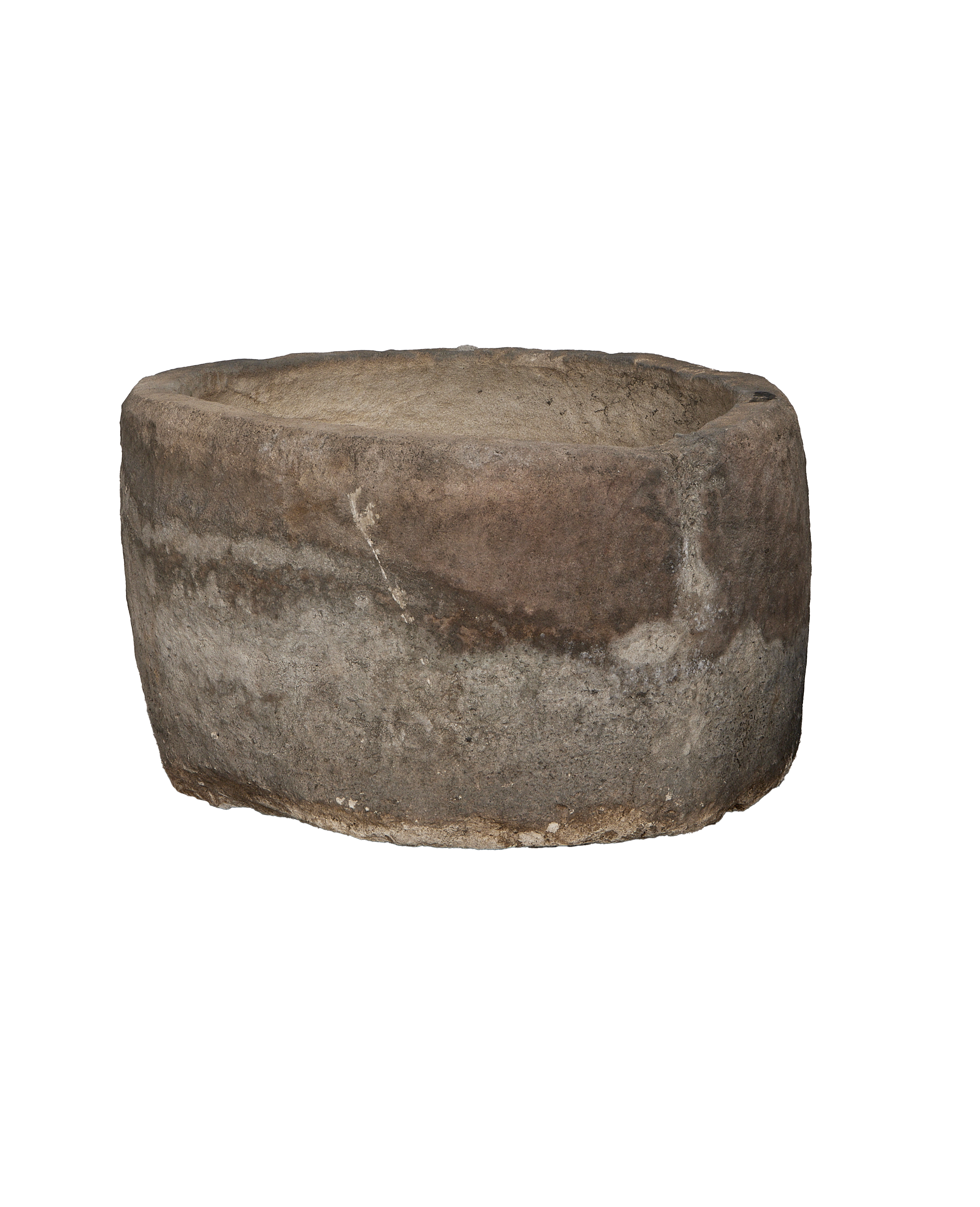 Limestone Trough - Round close-up