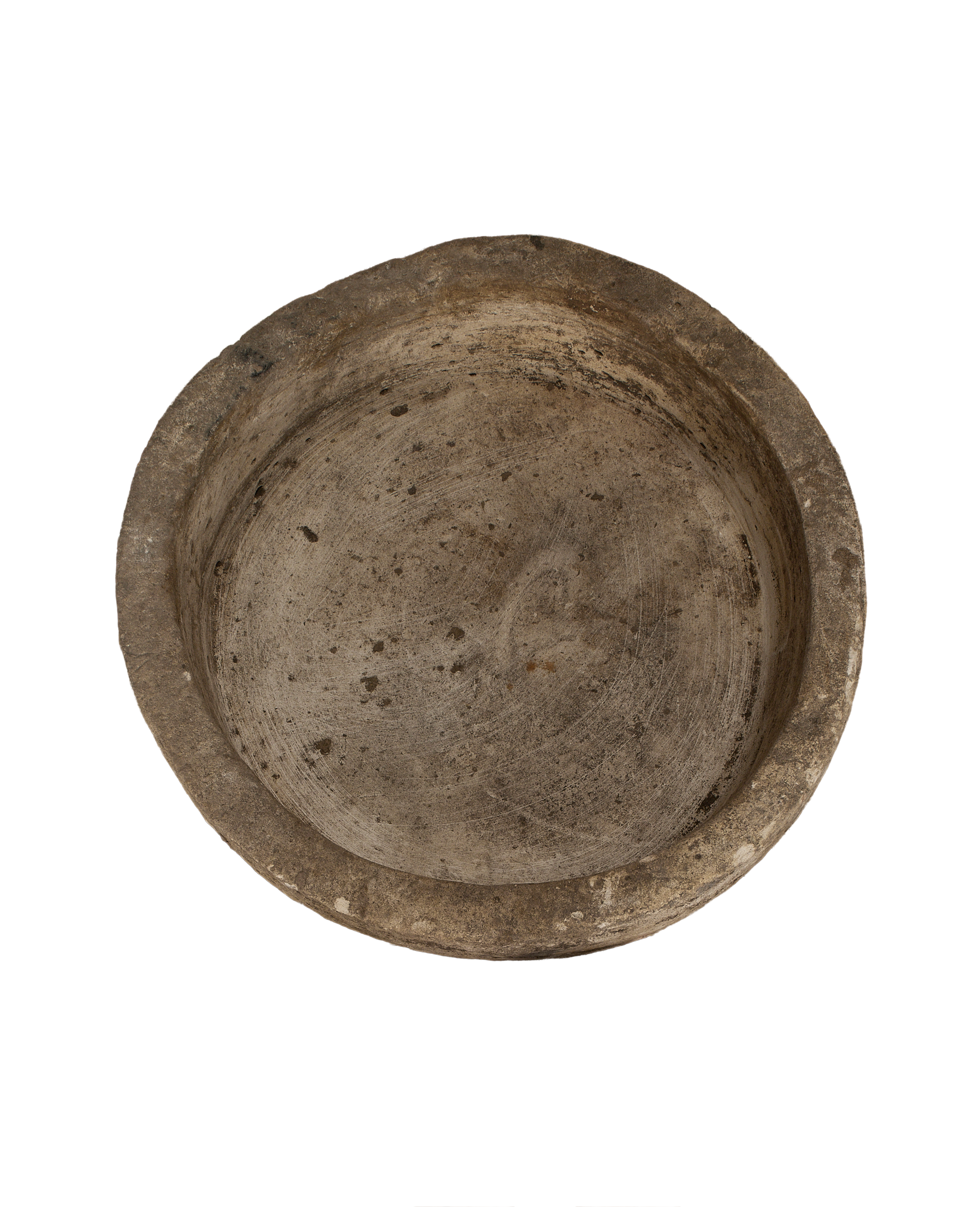 Limestone Trough - Round side view