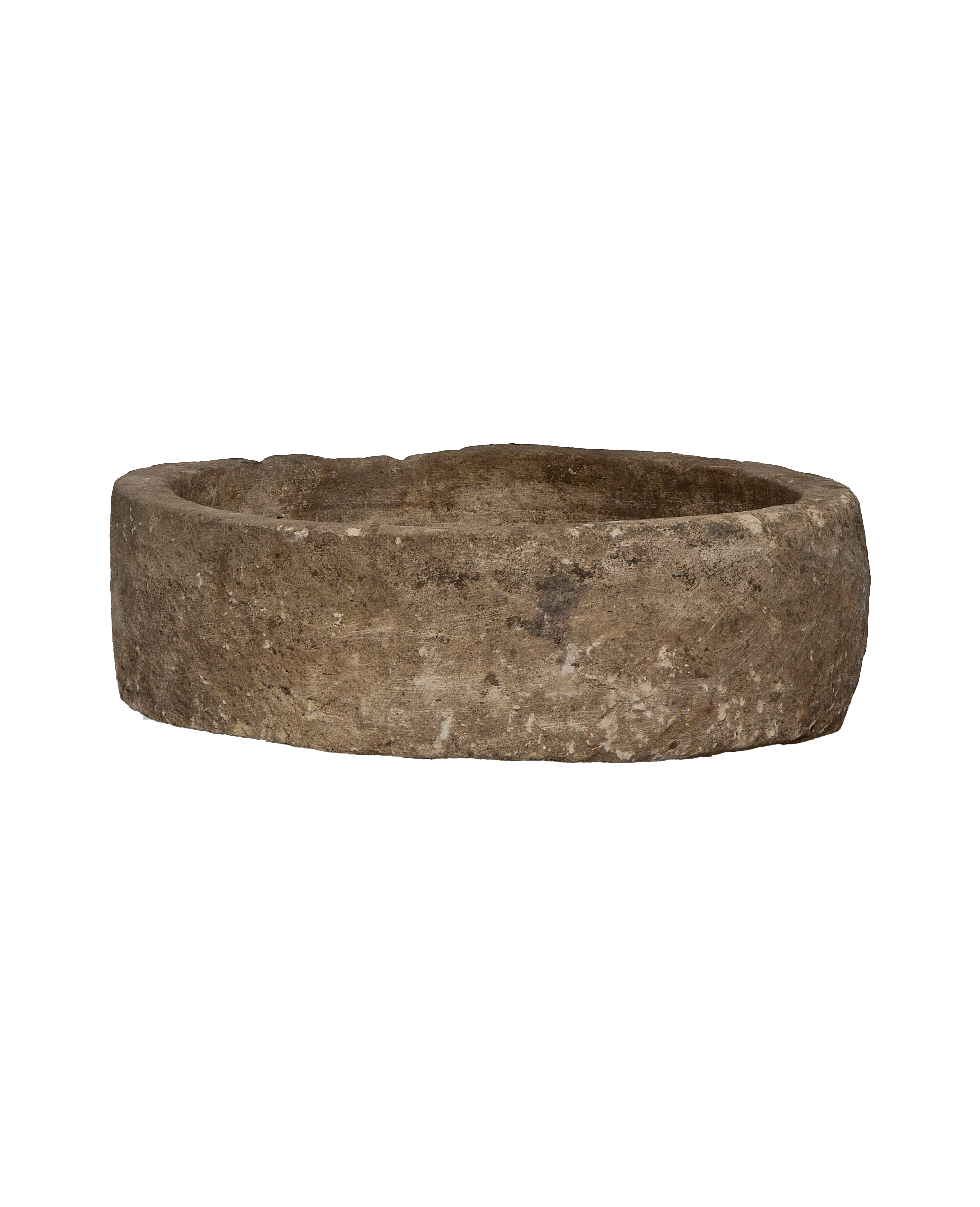 Limestone Trough - Round alternate angle