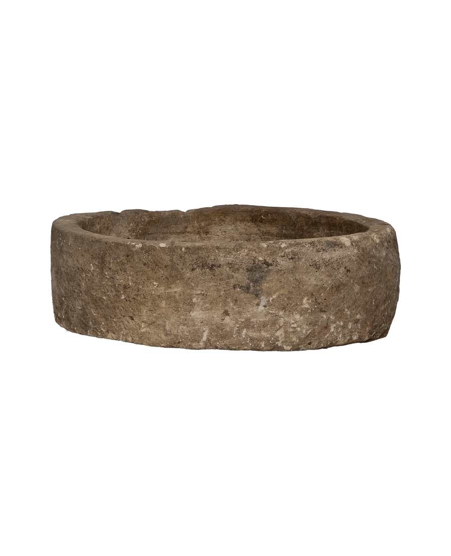 Limestone Trough - Round alternate angle
