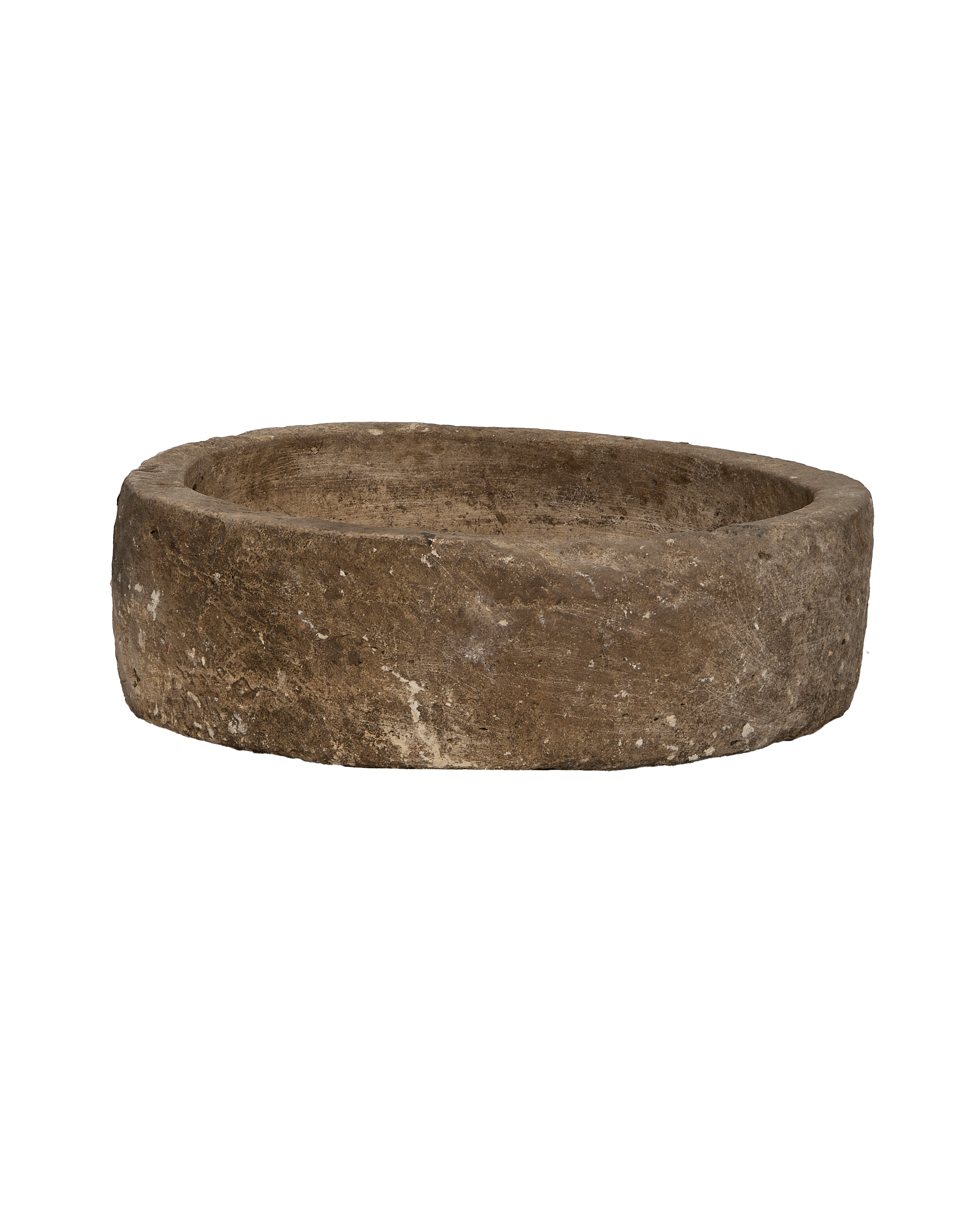 Limestone Trough - Round detail view