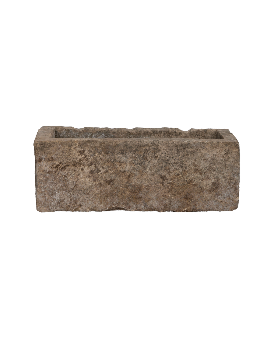 Limestone Trough - Rectangle alternate angle