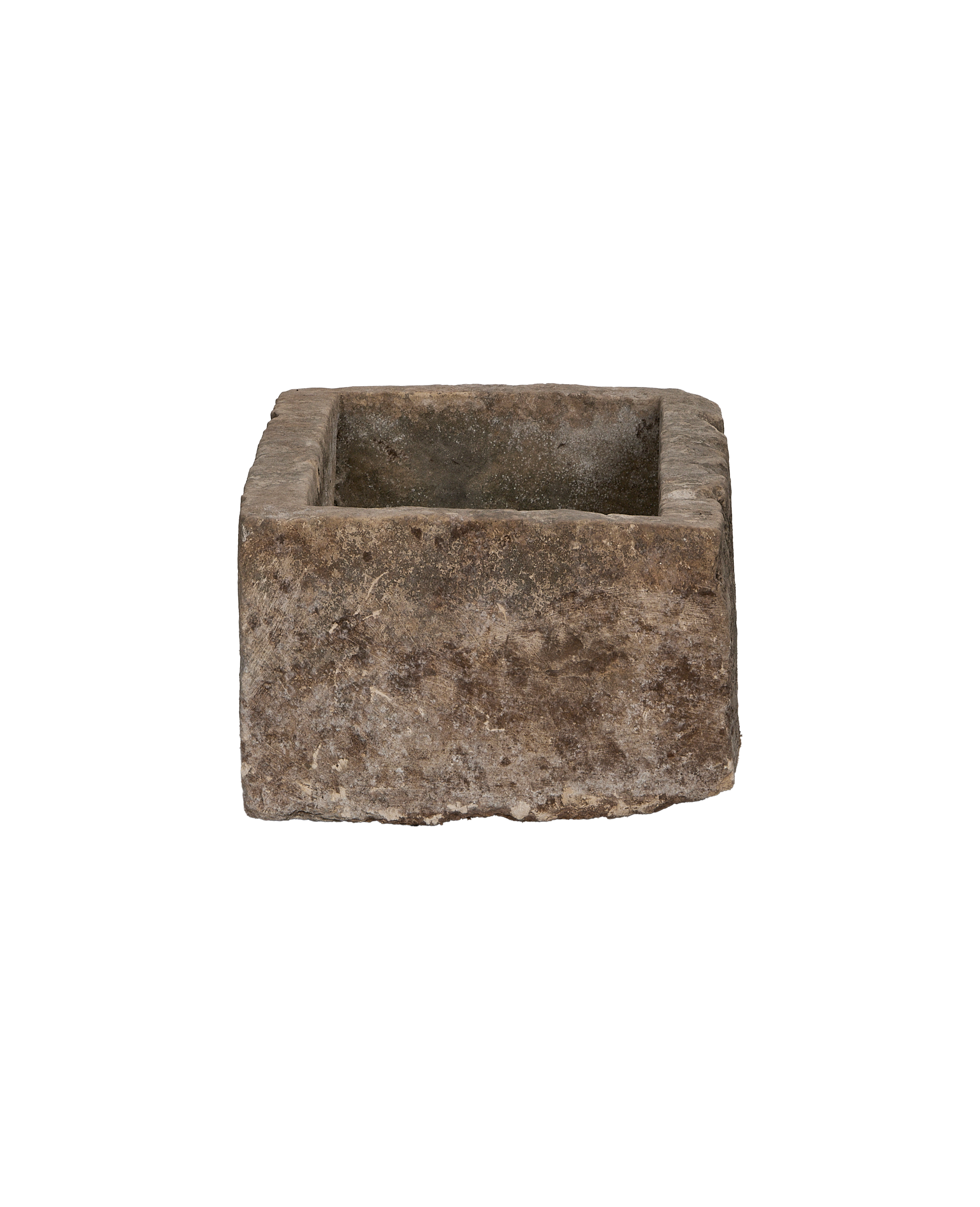 Limestone Trough - Rectangle close-up