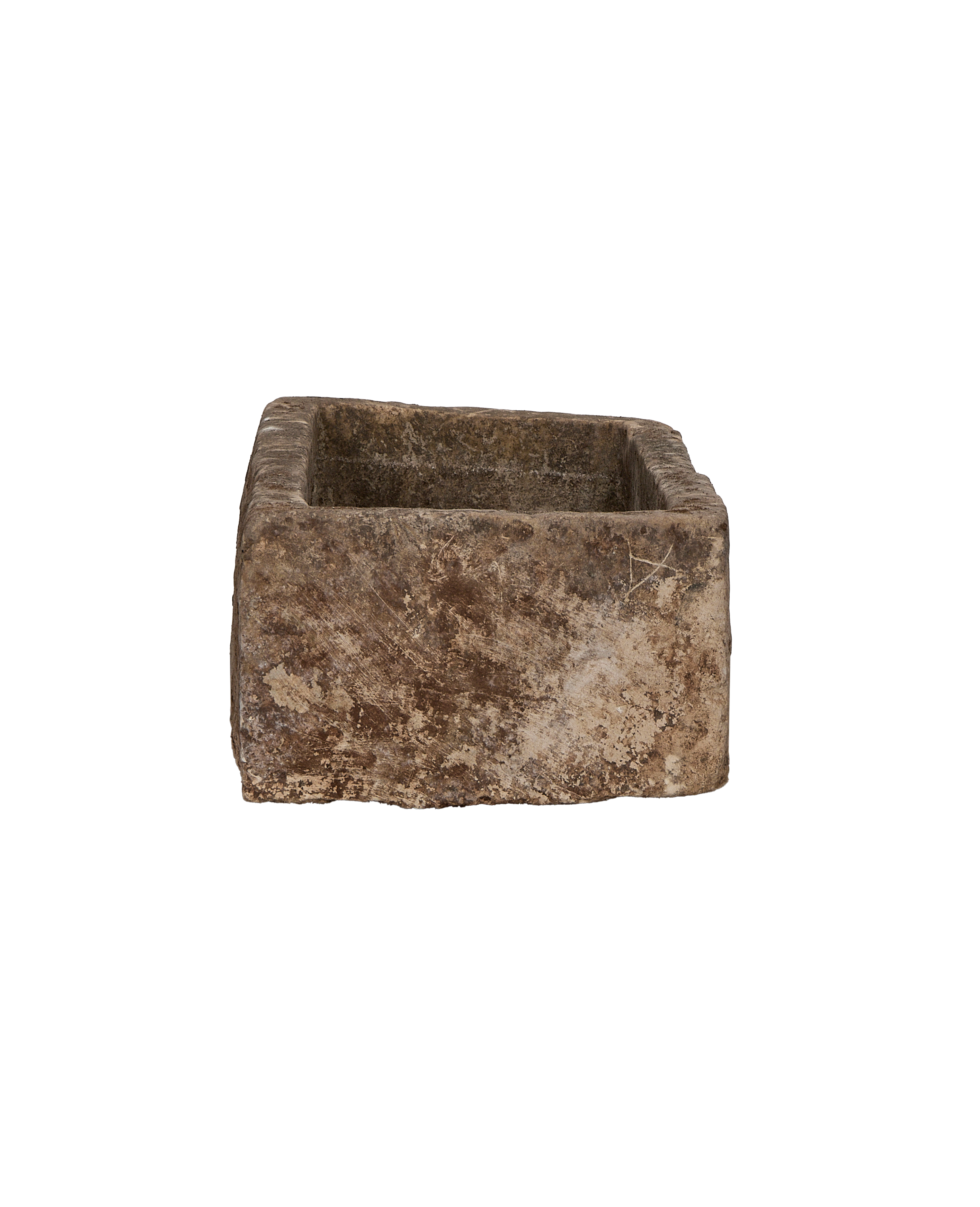 Limestone Trough - Rectangle detail view