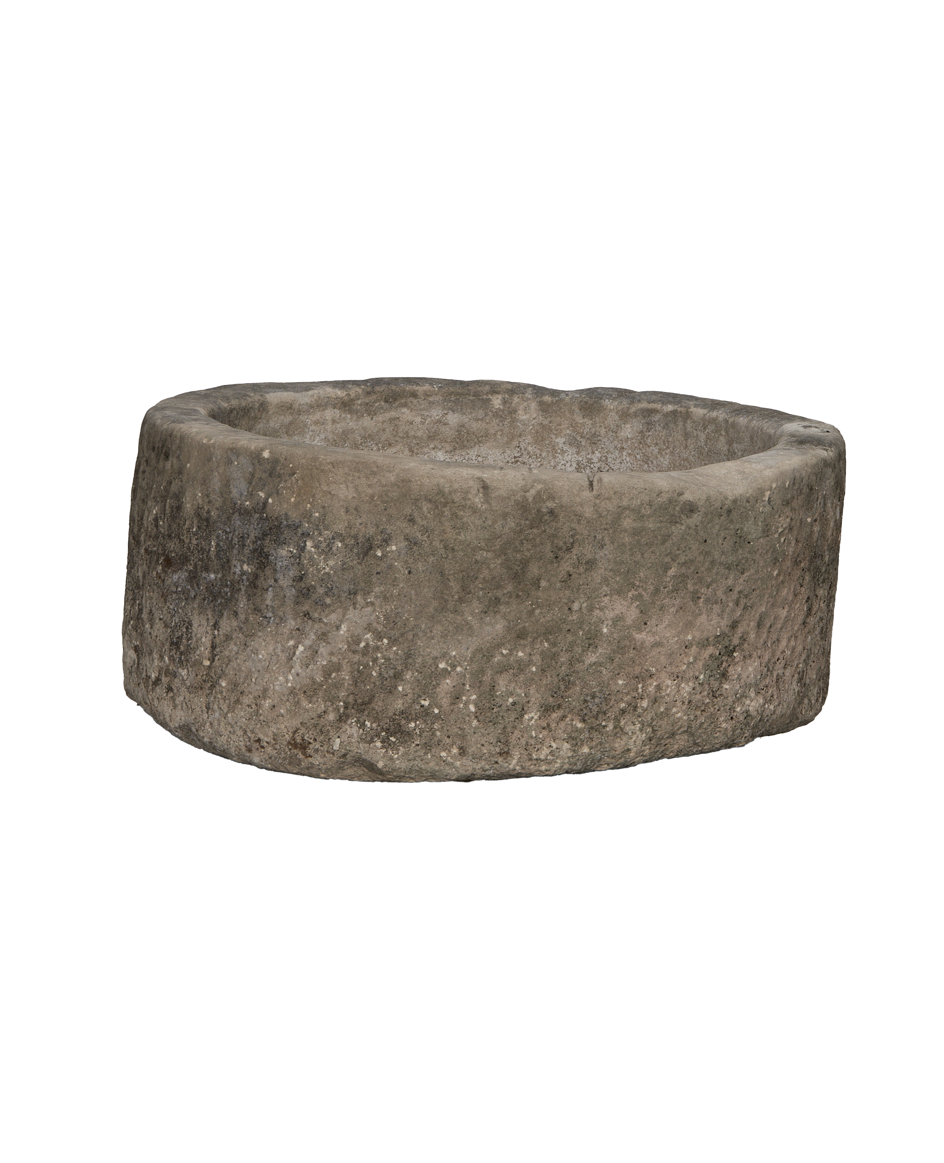 Limestone Trough - Round close-up