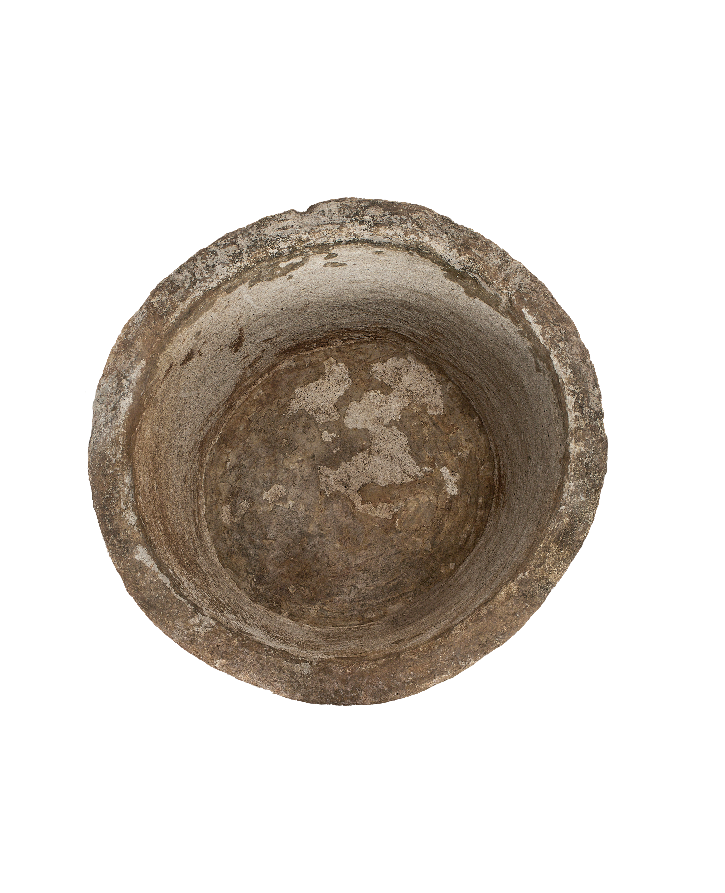 Limestone Trough - Round side view