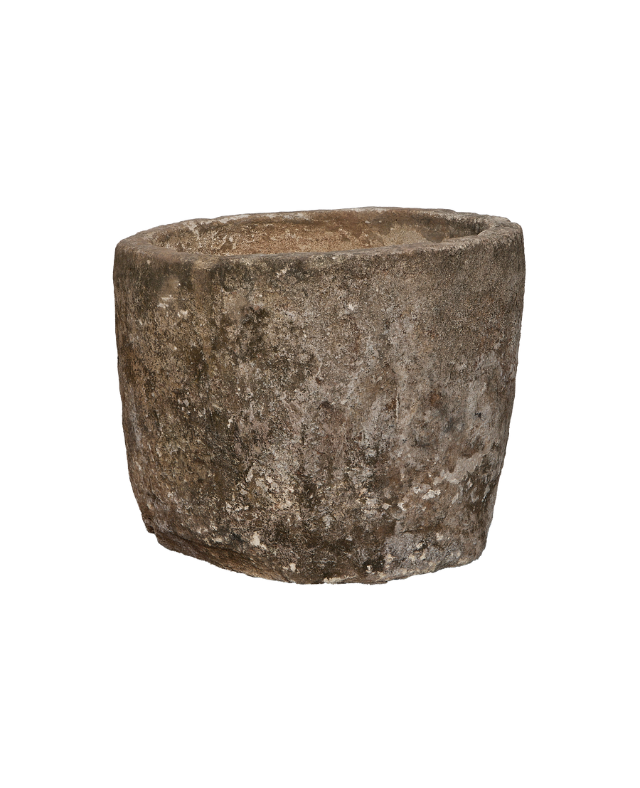 Limestone Trough - Round close-up