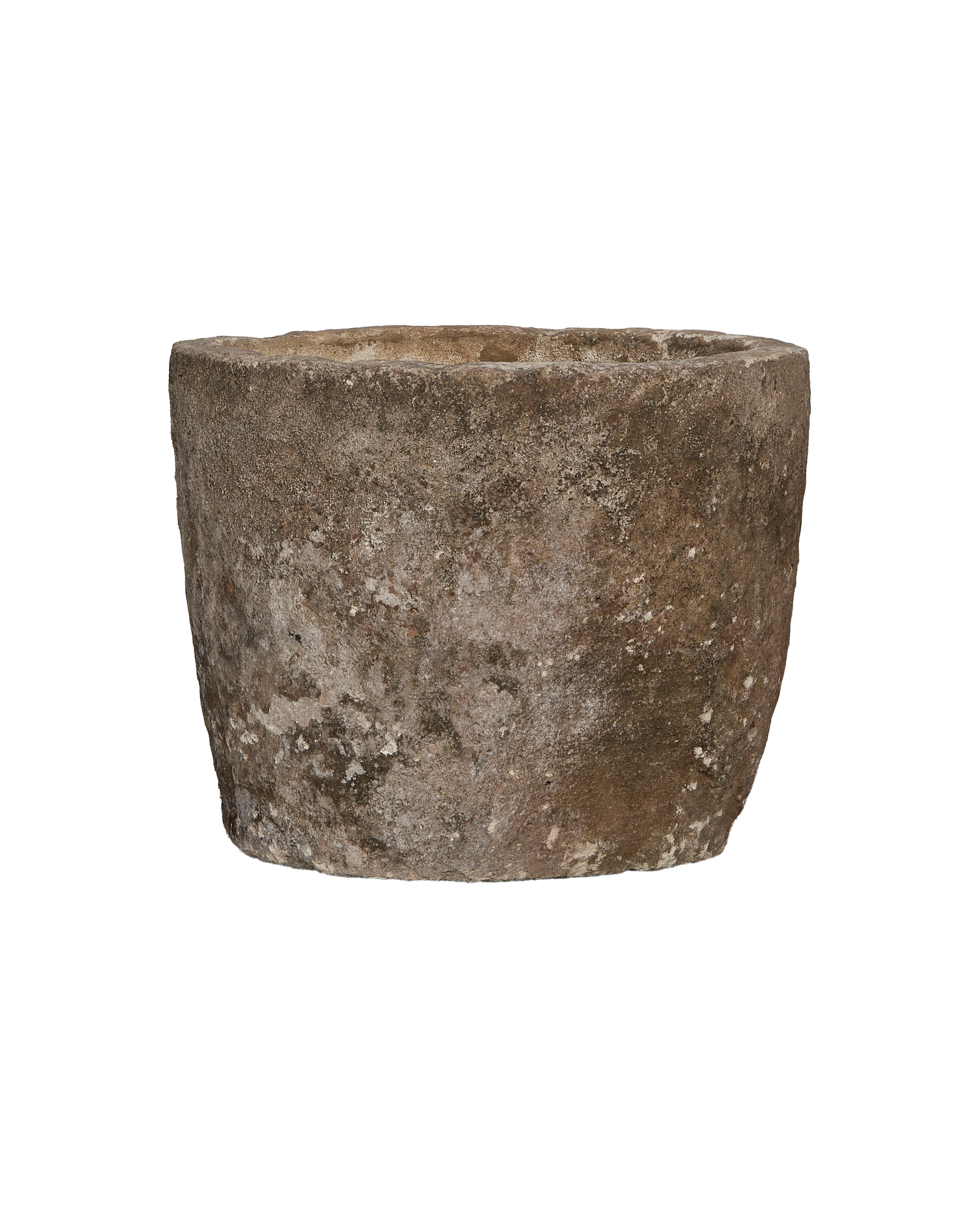 Limestone Trough - Round - oak - from Indonesia - vintage