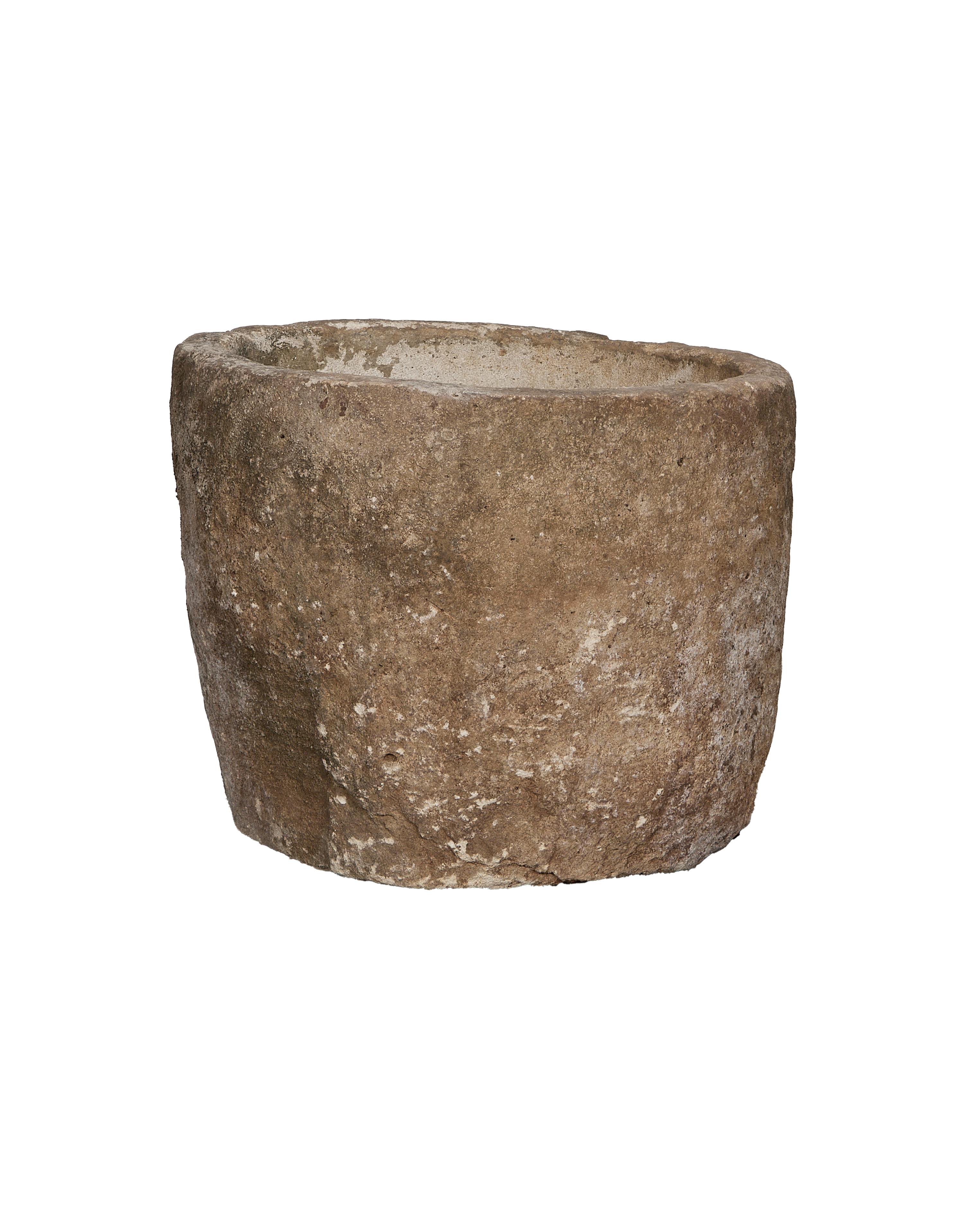 Limestone Trough - Round detail view