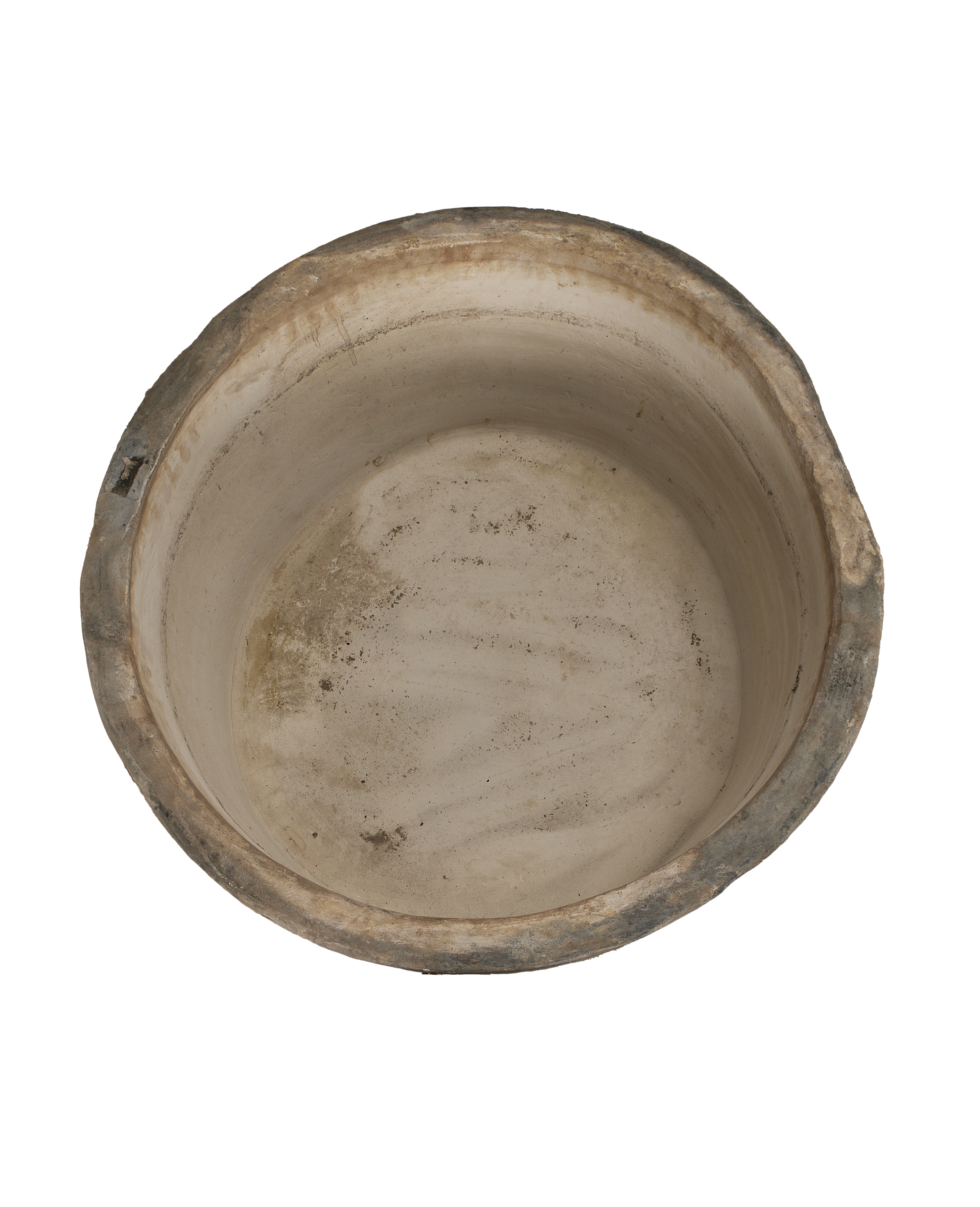 Limestone Trough - Round side view