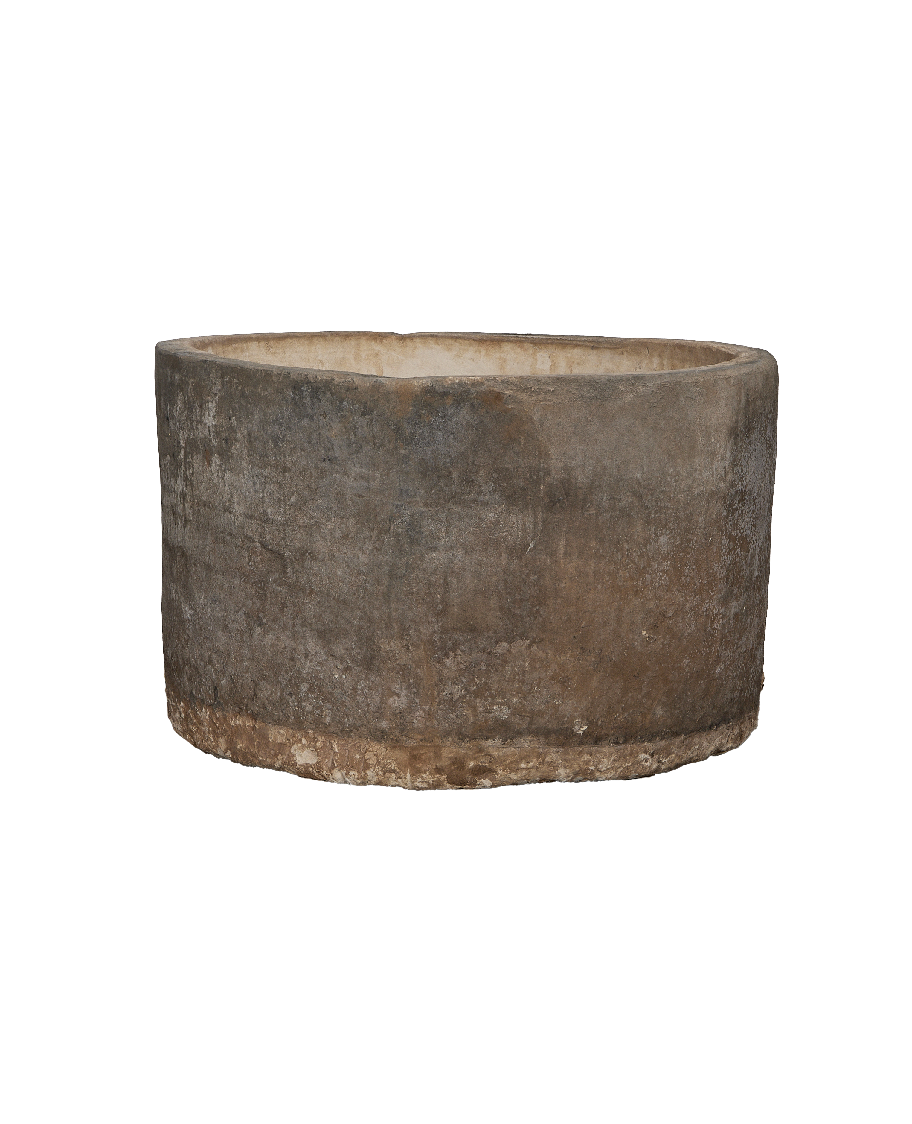 Limestone Trough - Round - oak - from Indonesia - vintage