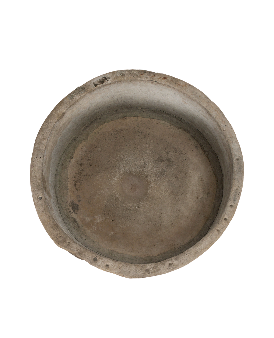 Limestone Trough - Round side view
