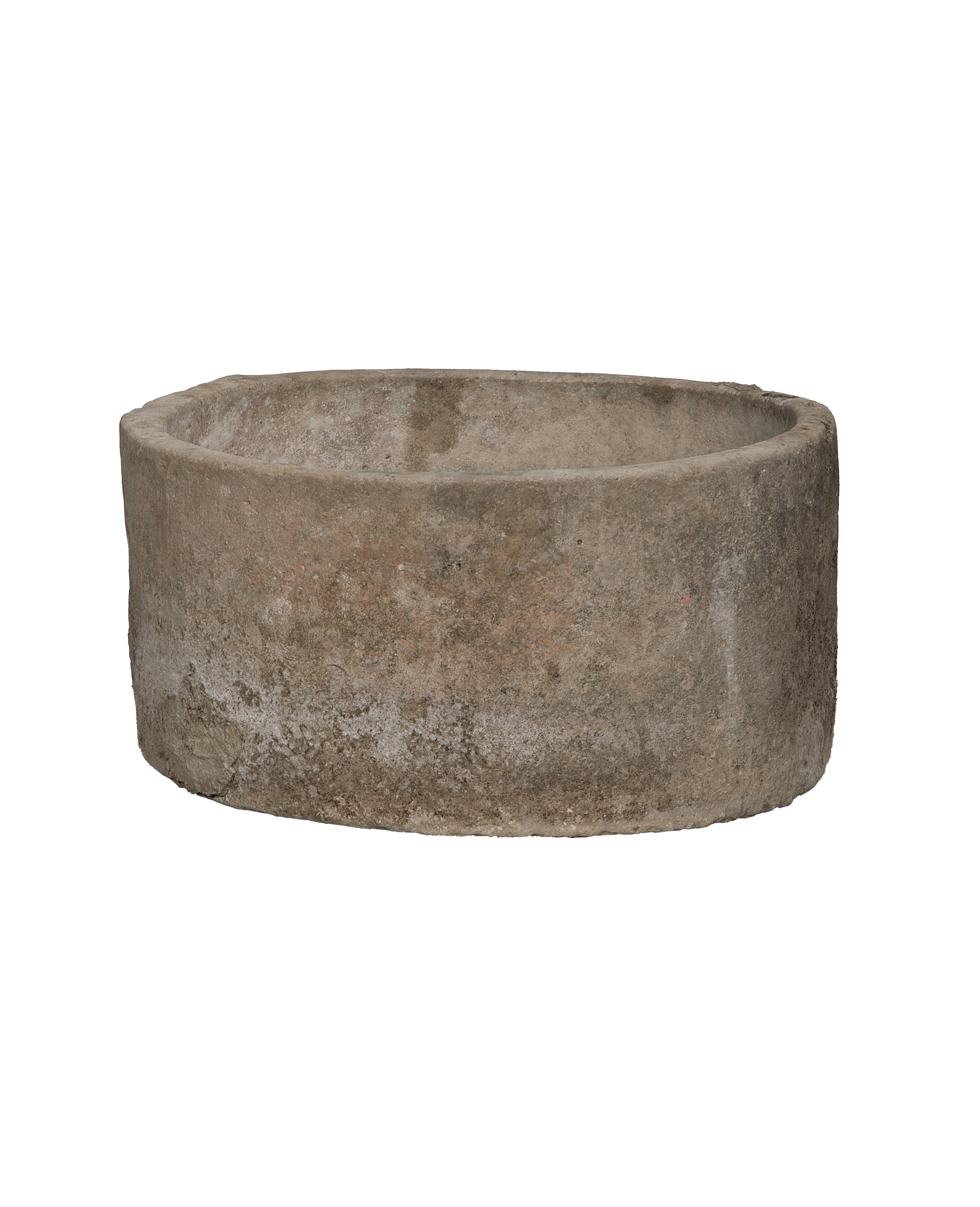 Limestone Trough - Round - oak - from Indonesia - vintage