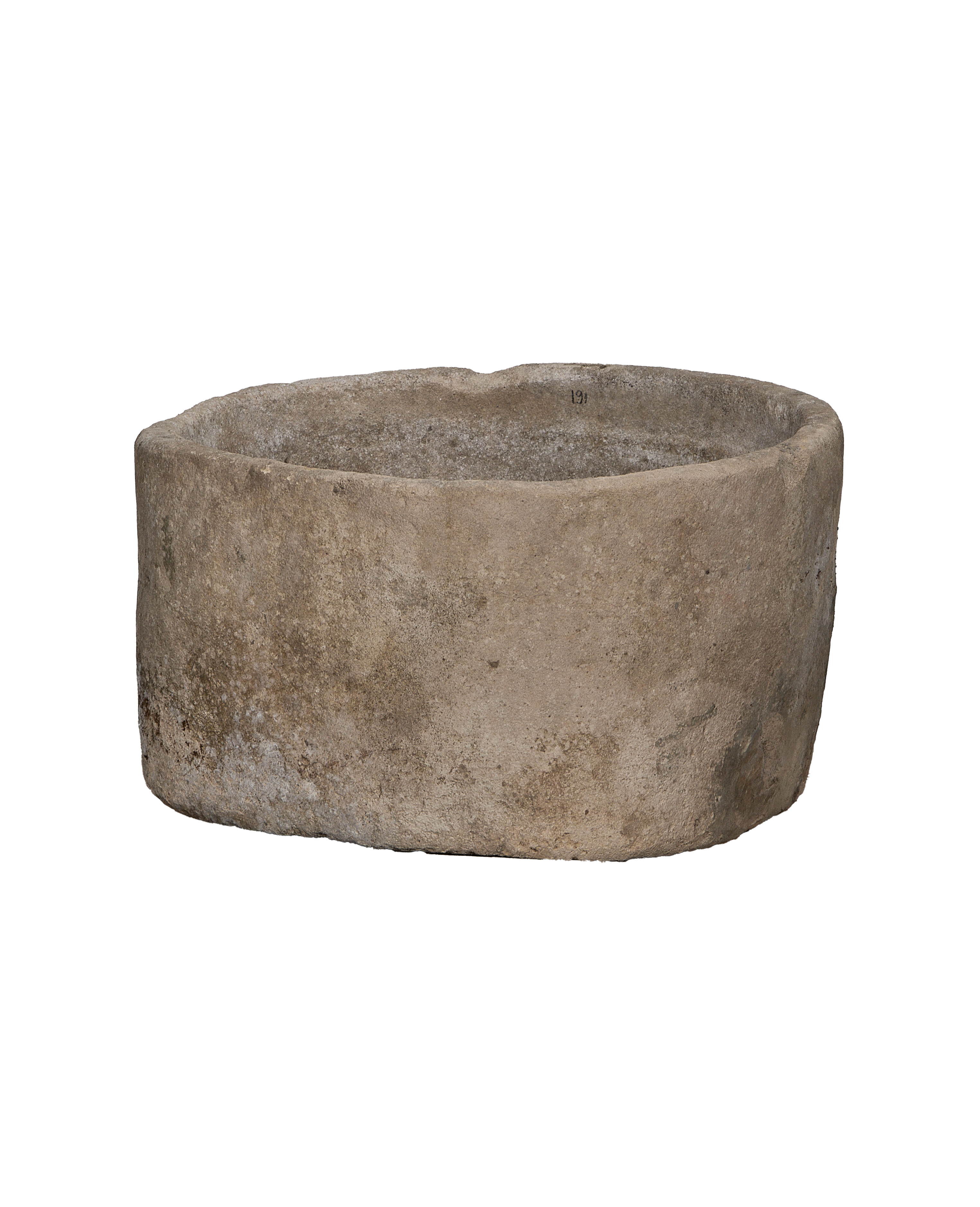 Limestone Trough - Round close-up