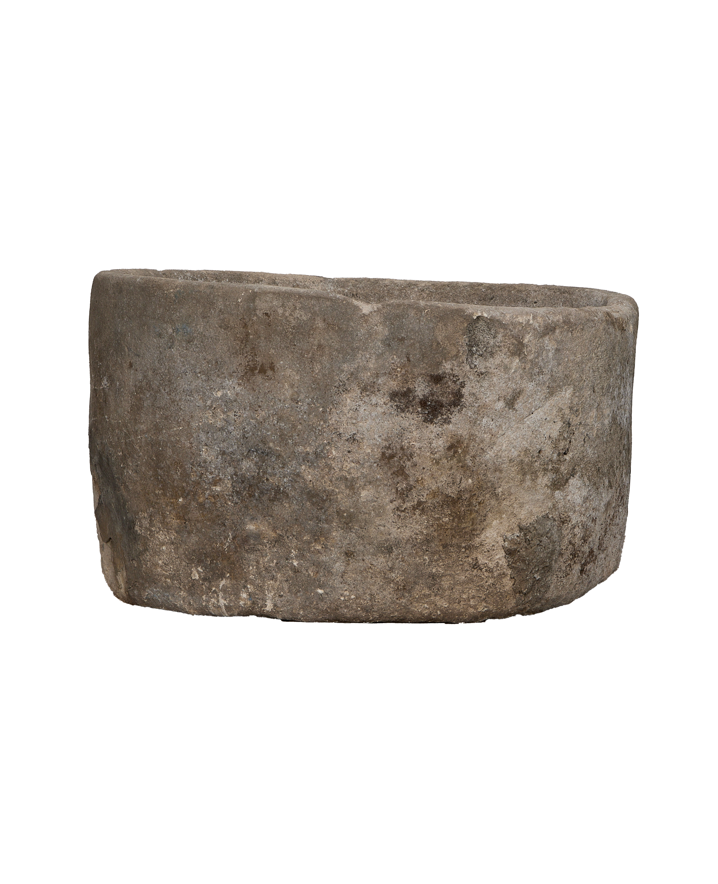 Limestone Trough - Round - oak - from Indonesia - vintage