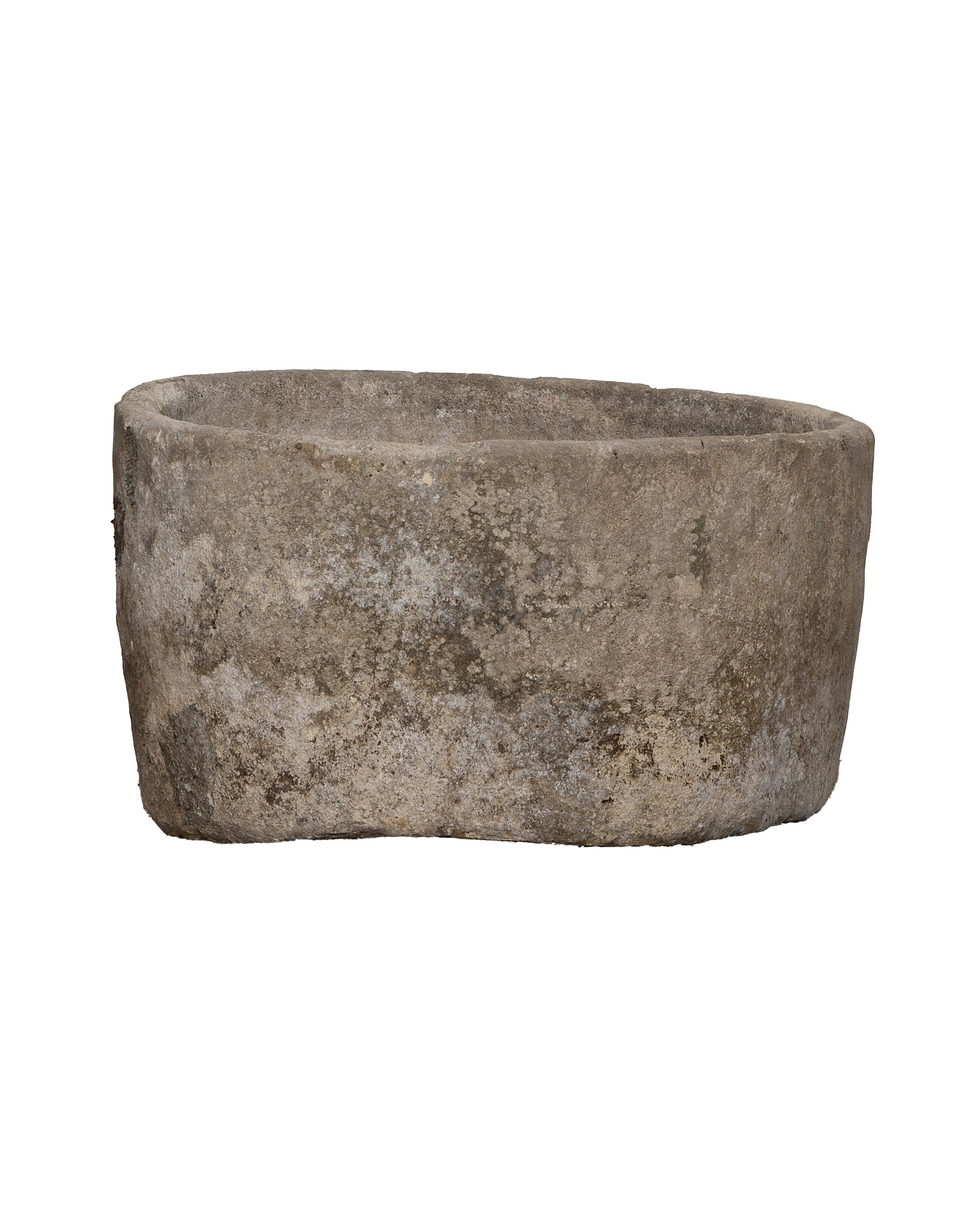 Limestone Trough - Round detail view