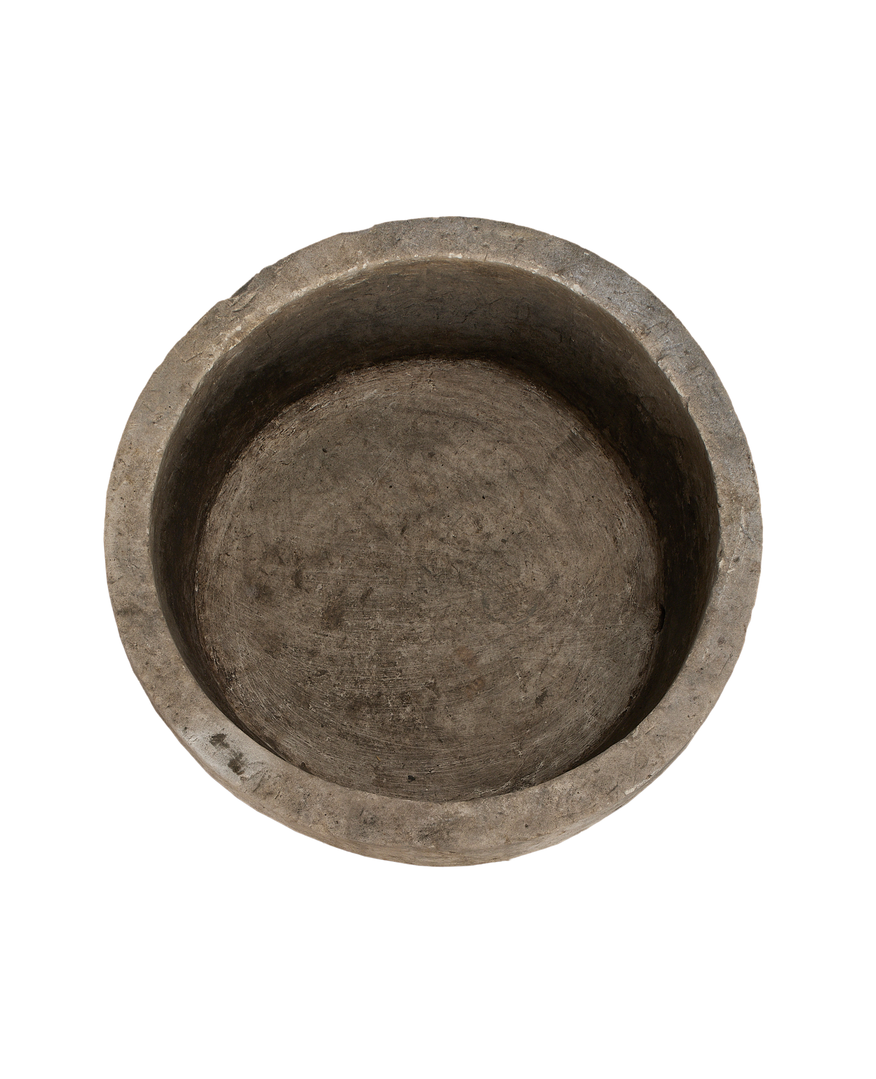 Limestone Trough - Round side view