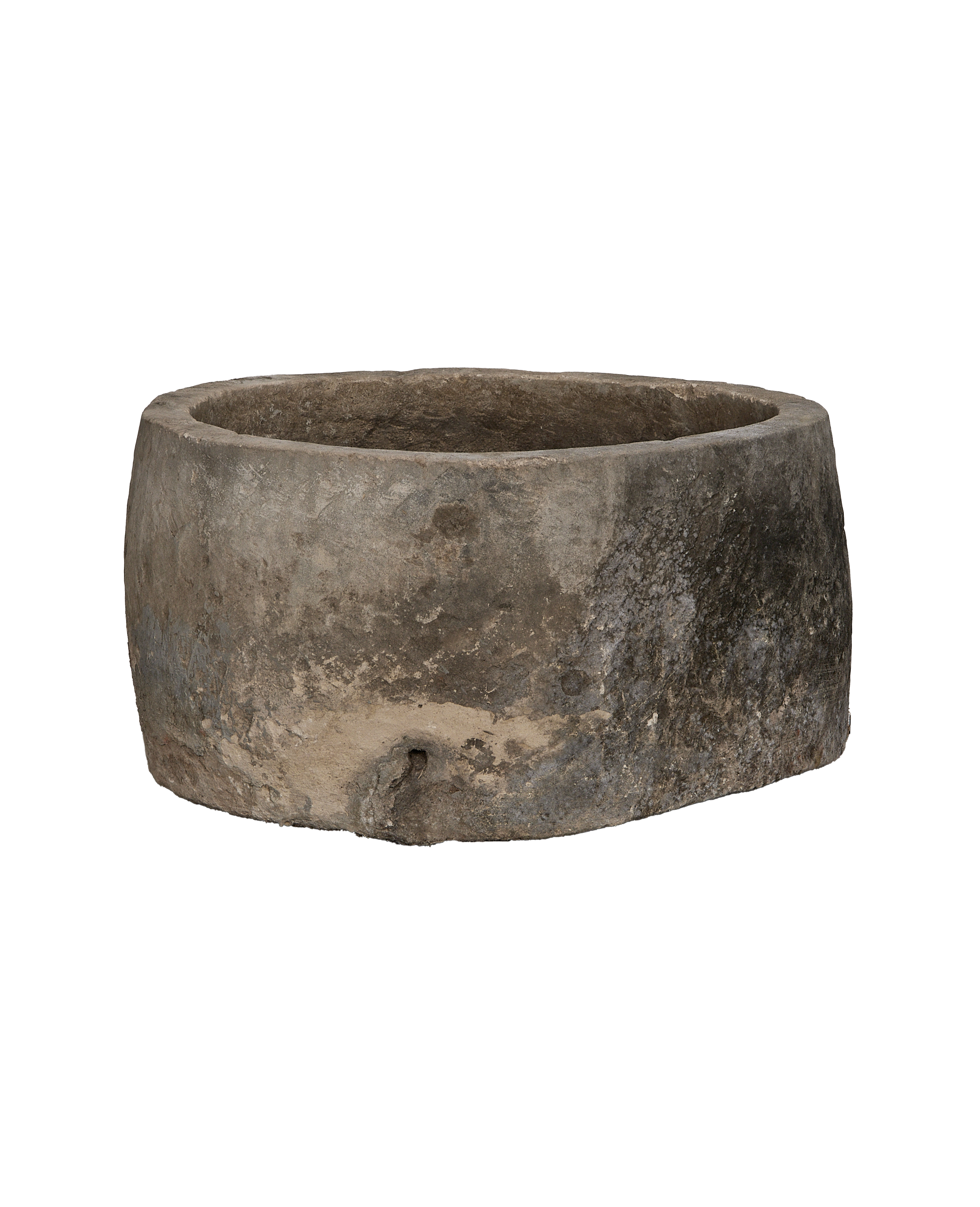 Limestone Trough - Round alternate angle