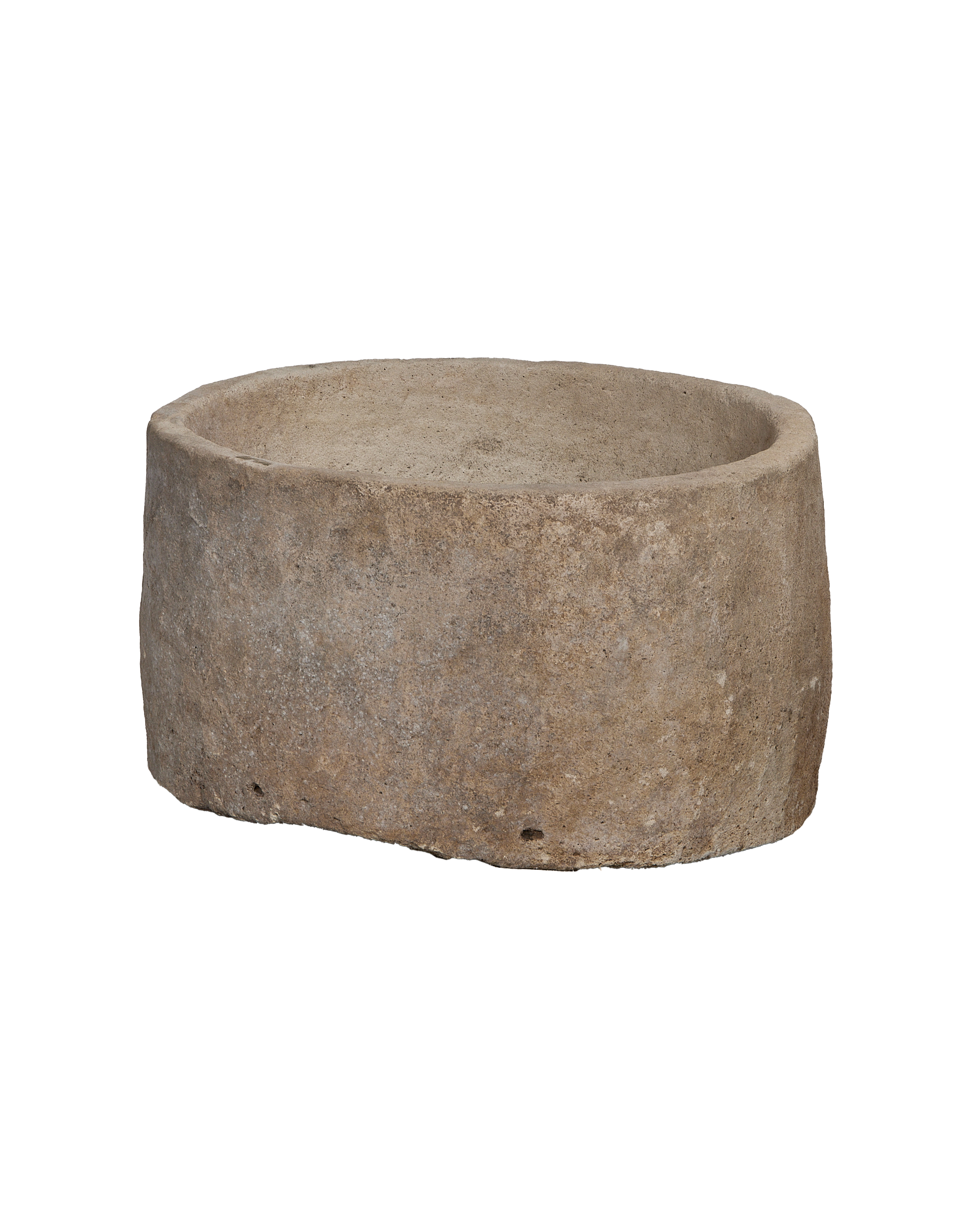 Limestone Trough - Round alternate angle