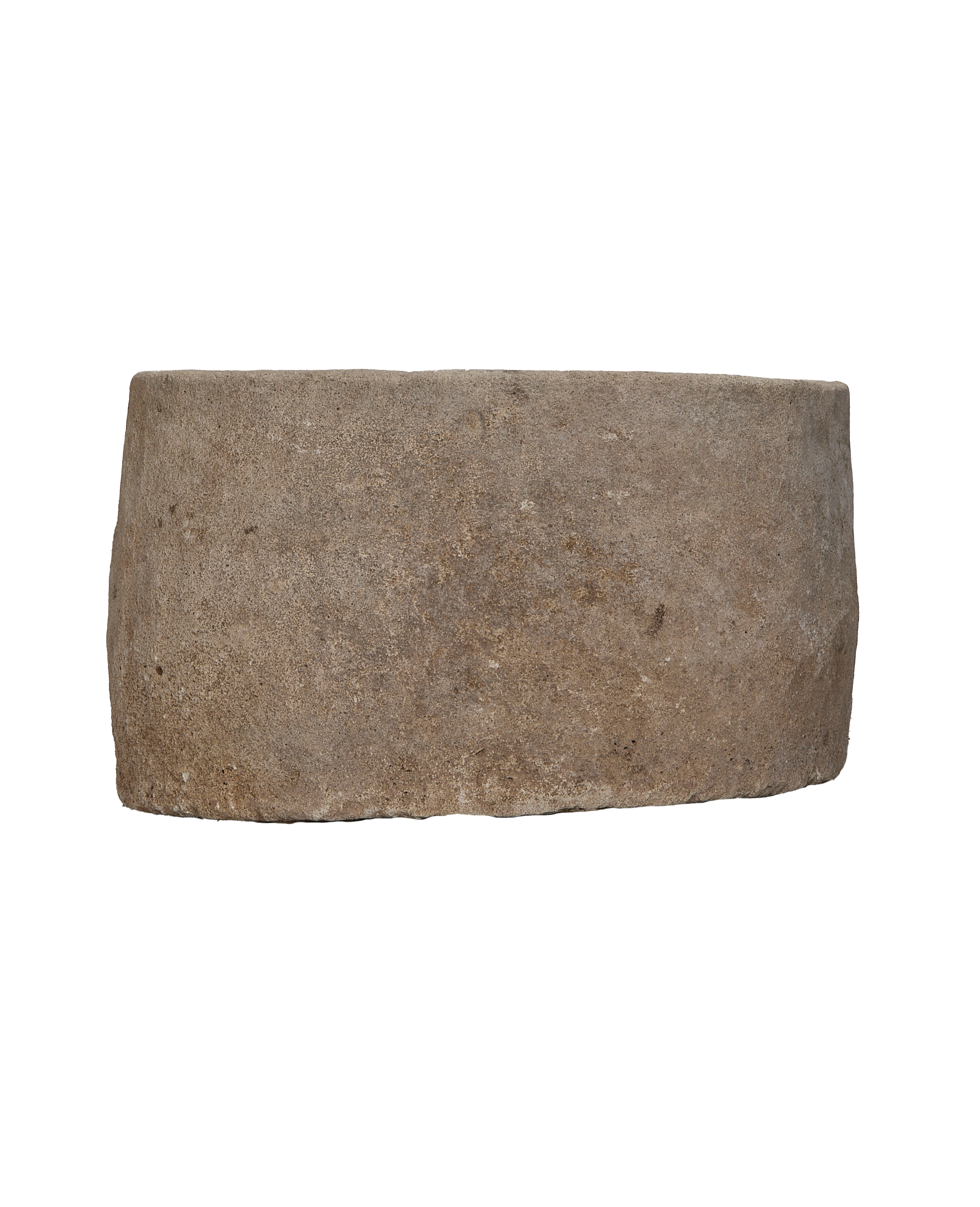 Limestone Trough - Round - oak - from Indonesia - vintage