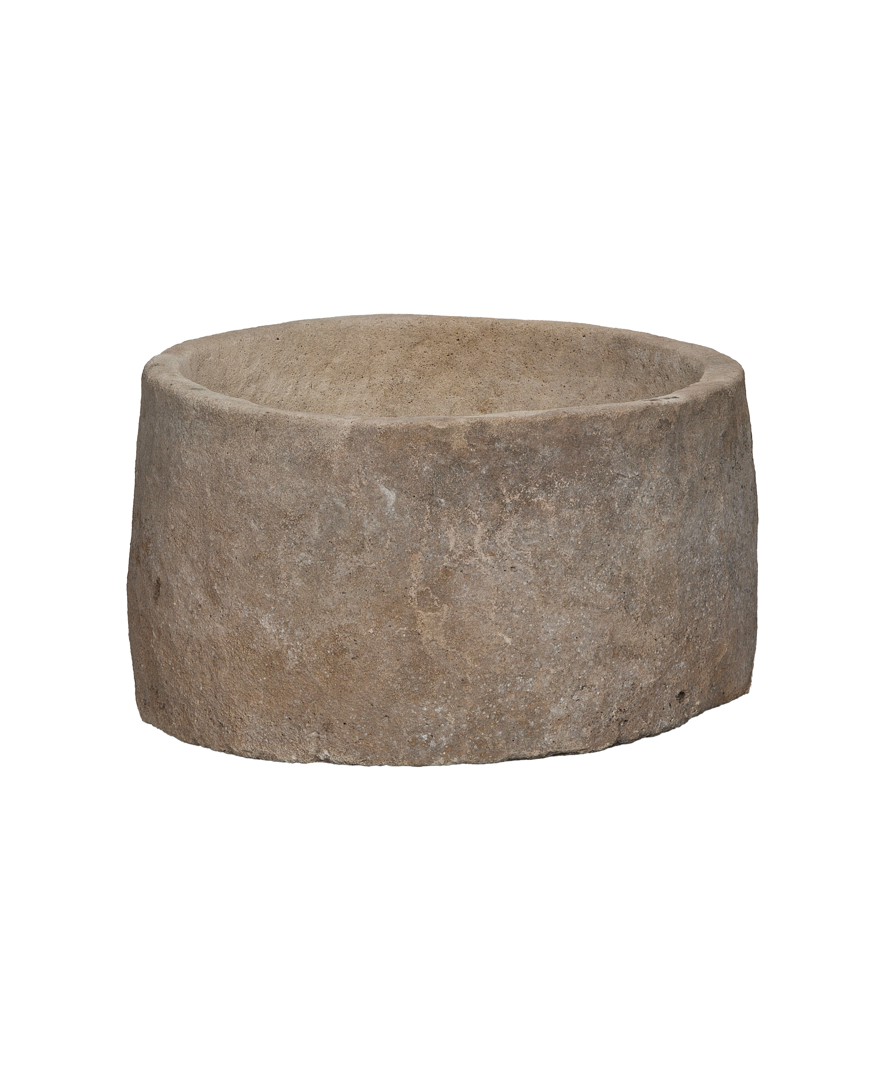 Limestone Trough - Round detail view