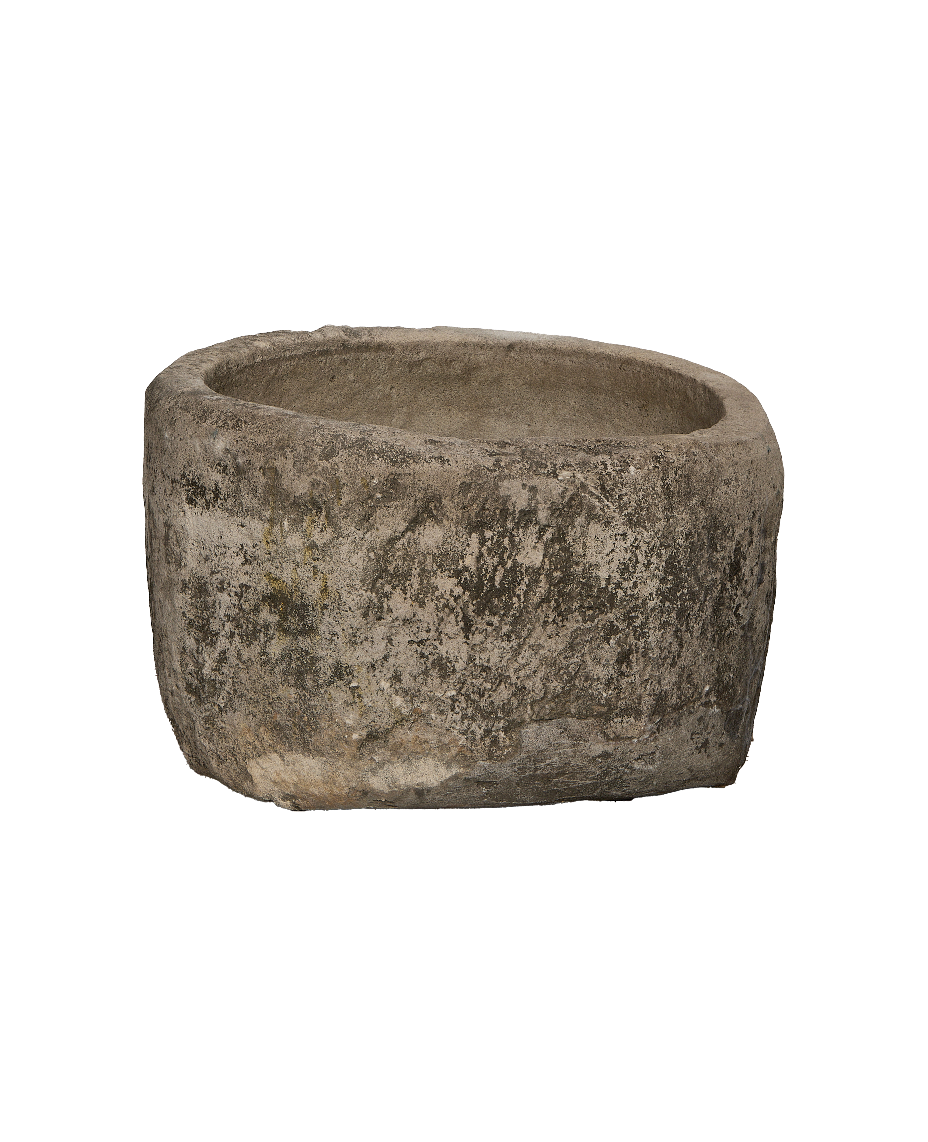 Limestone Trough - Round detail view