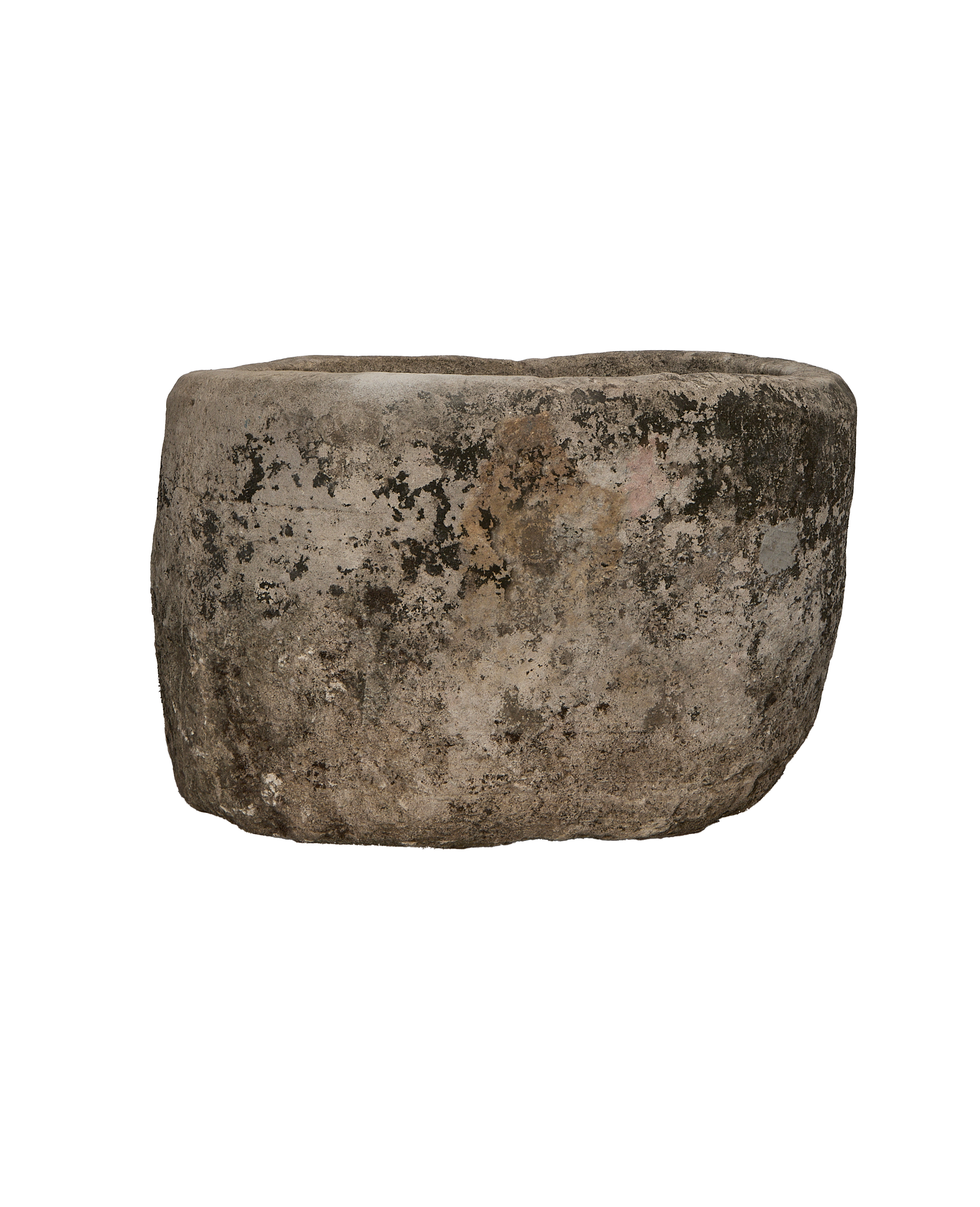 Limestone Trough - Round close-up