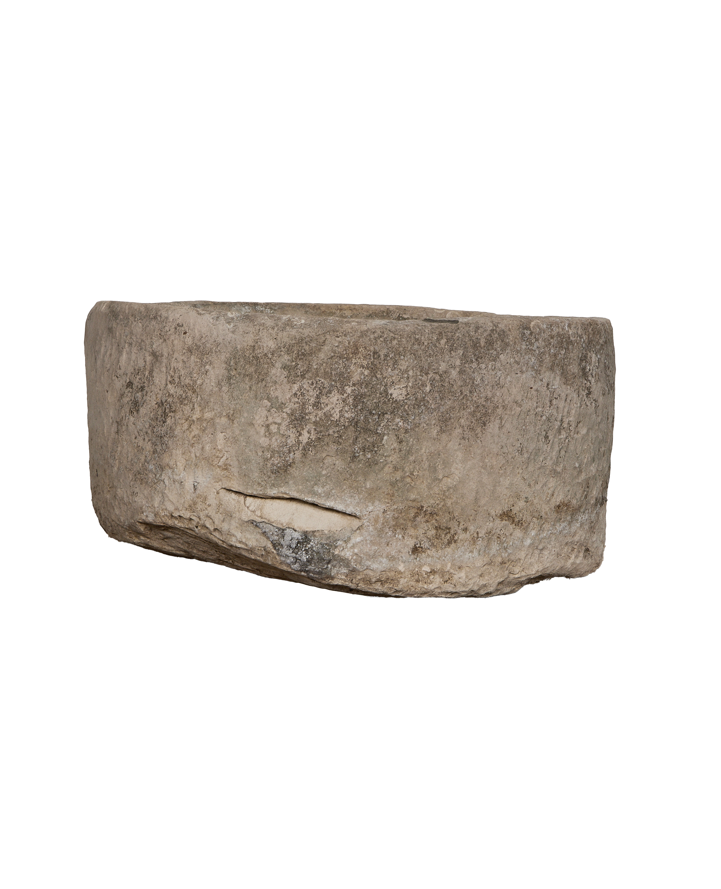 Limestone Trough - Oblong close-up