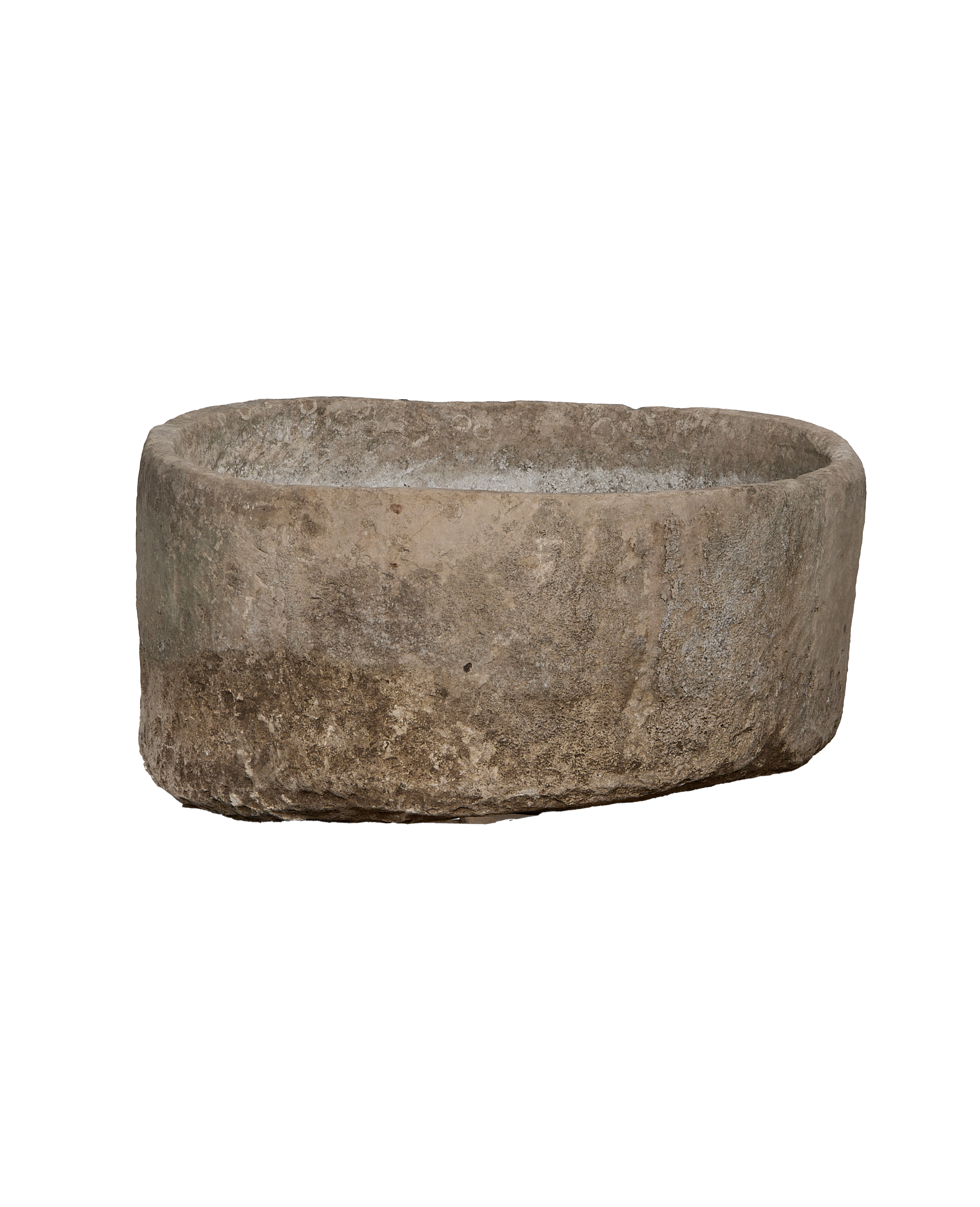 Limestone Trough - Oblong detail view