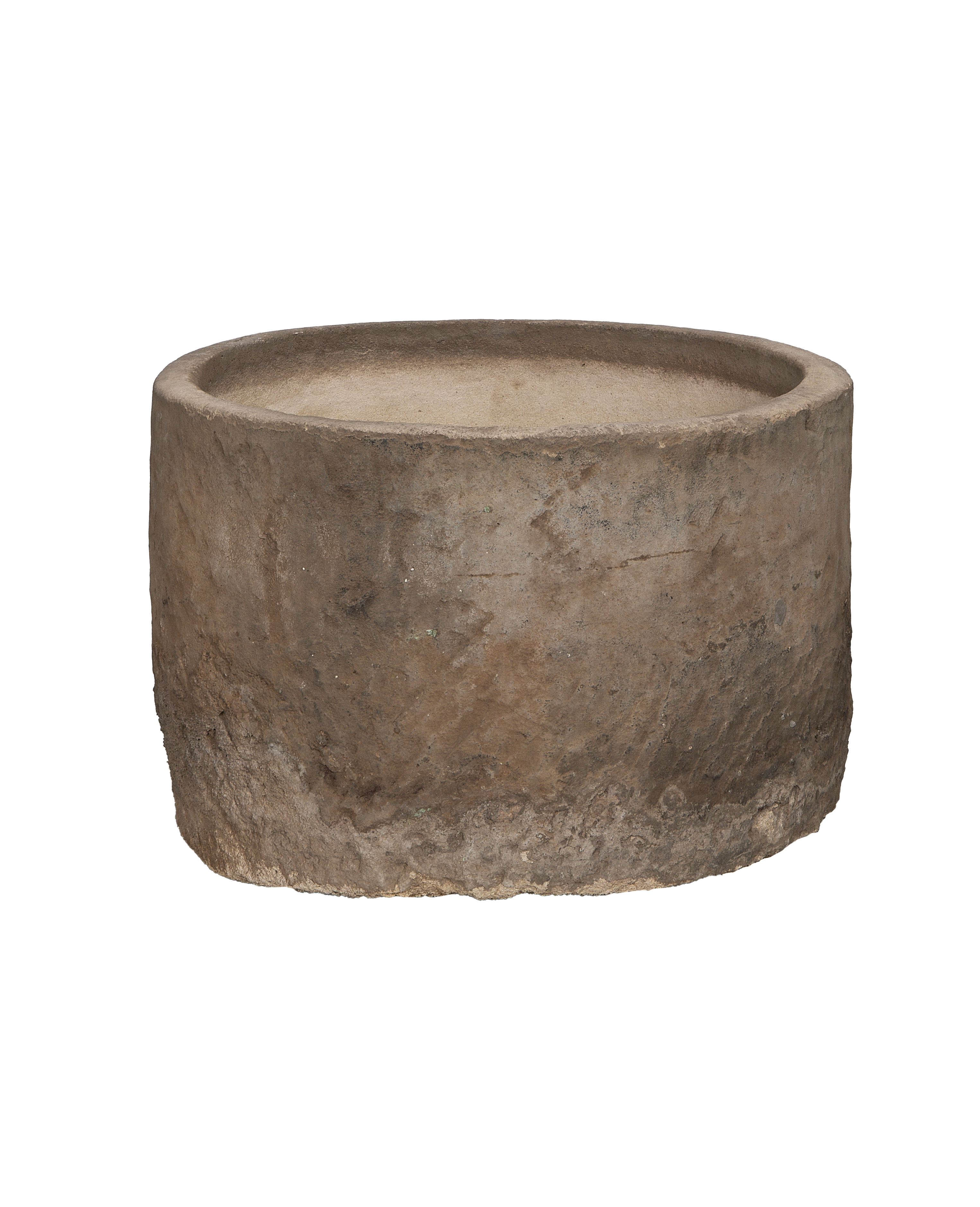 Limestone Trough - Round detail view