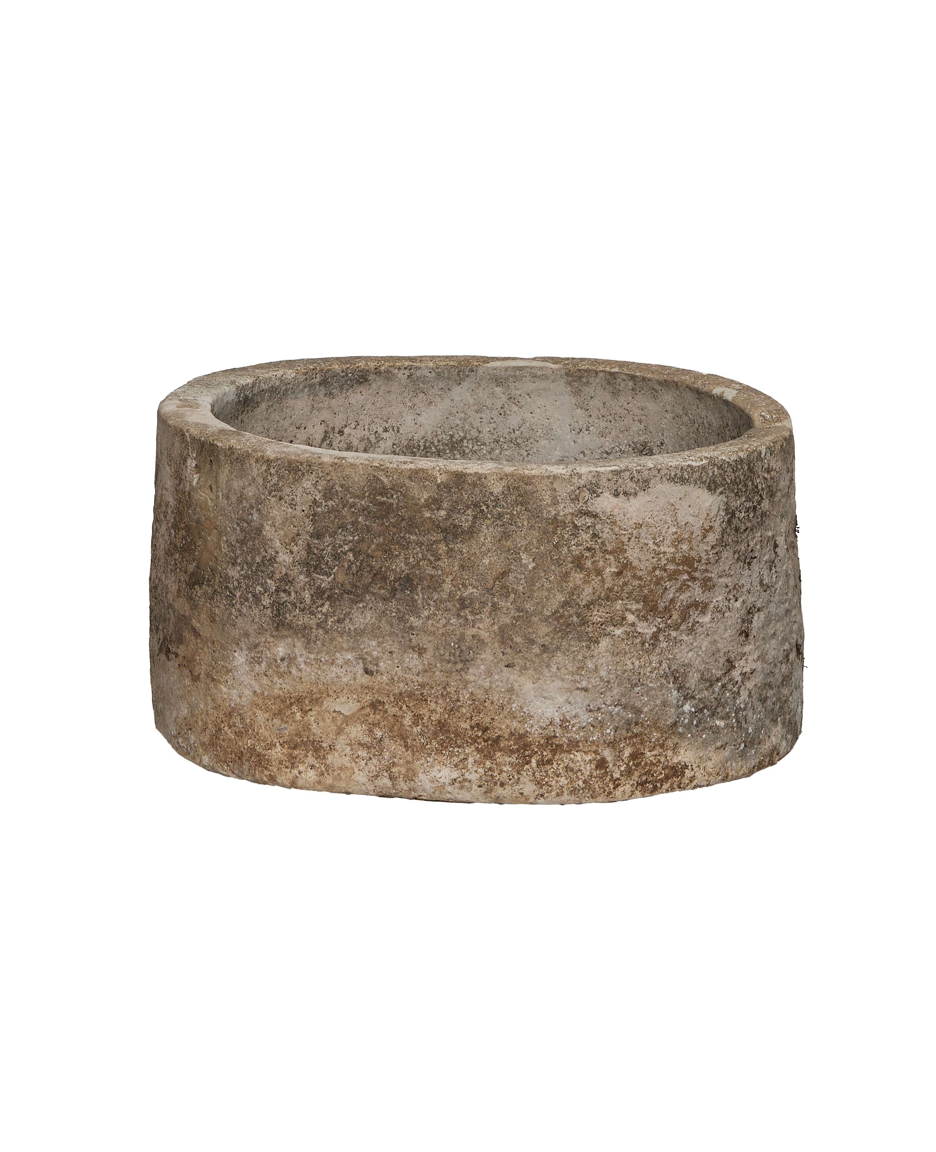 Limestone Trough - Round - oak - from Indonesia - vintage
